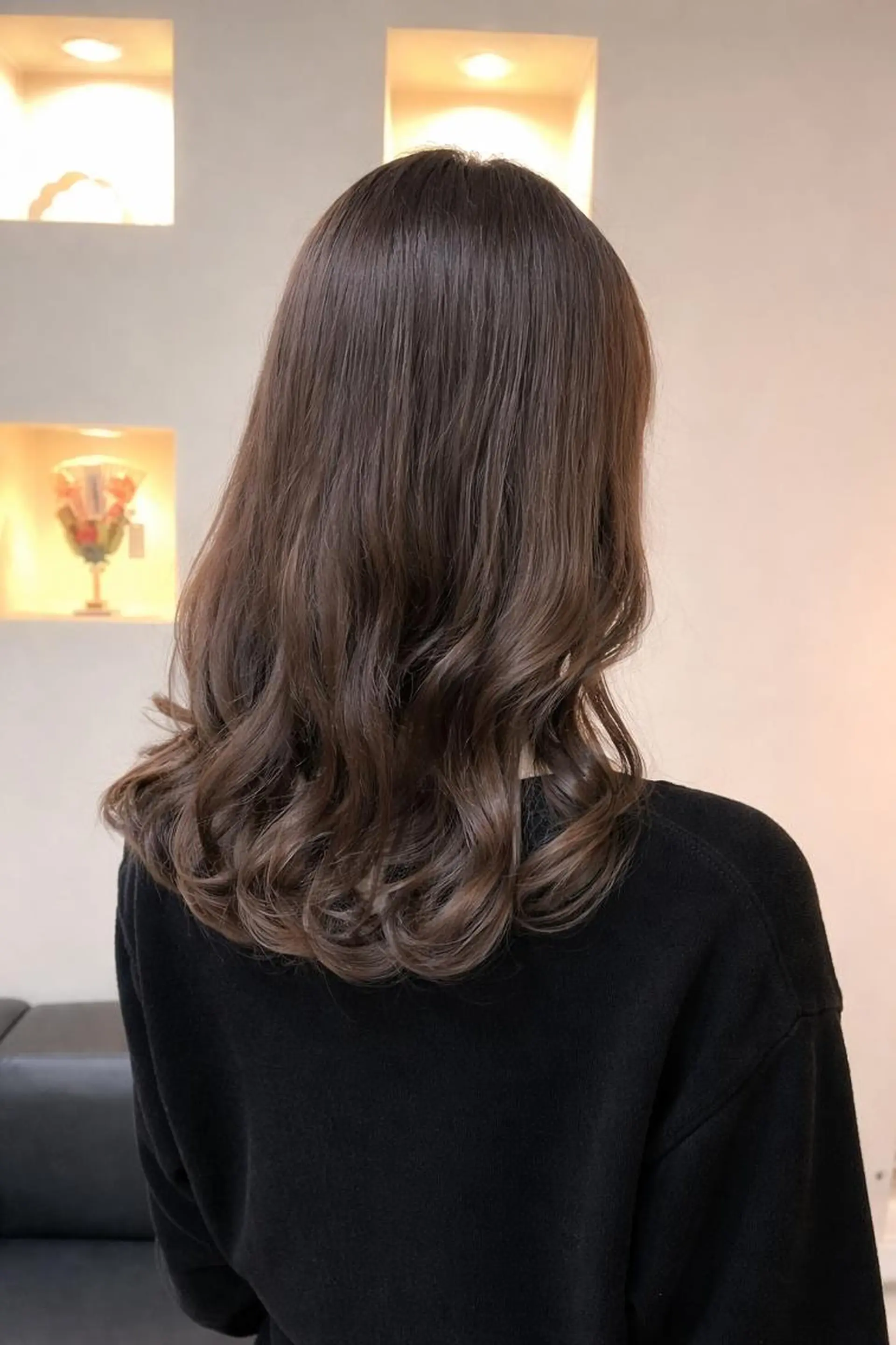 セミロング カラー ヘアカラー トリートメント Hair Salon Atem☀️上安店のヘアスタイル