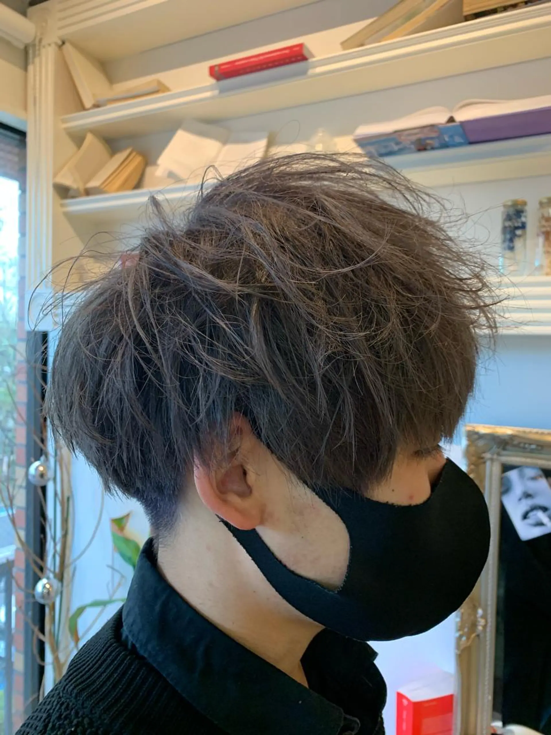 ショート アッシュ ヘアカラー トリートメント ヘッドスパ ヘアセット 大宮/山口 竣也のヘアスタイル