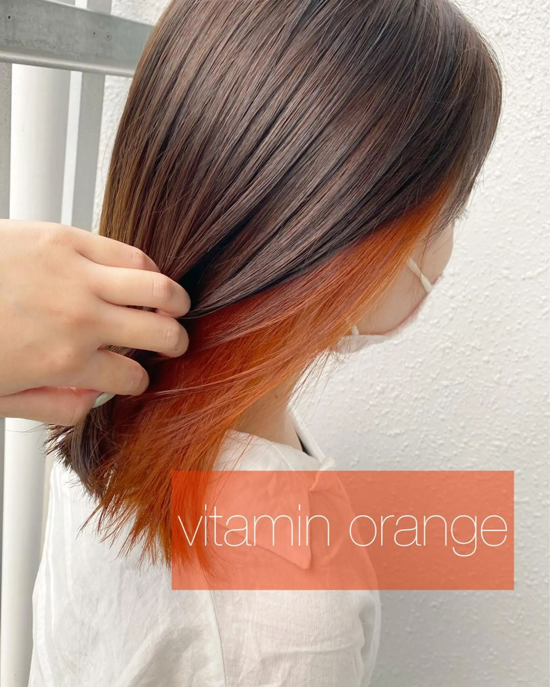 セミロング カラー ブリーチ ヘアカラー トリートメント 後藤紗英/髪質改善 /オリーブベージュのヘアスタイル