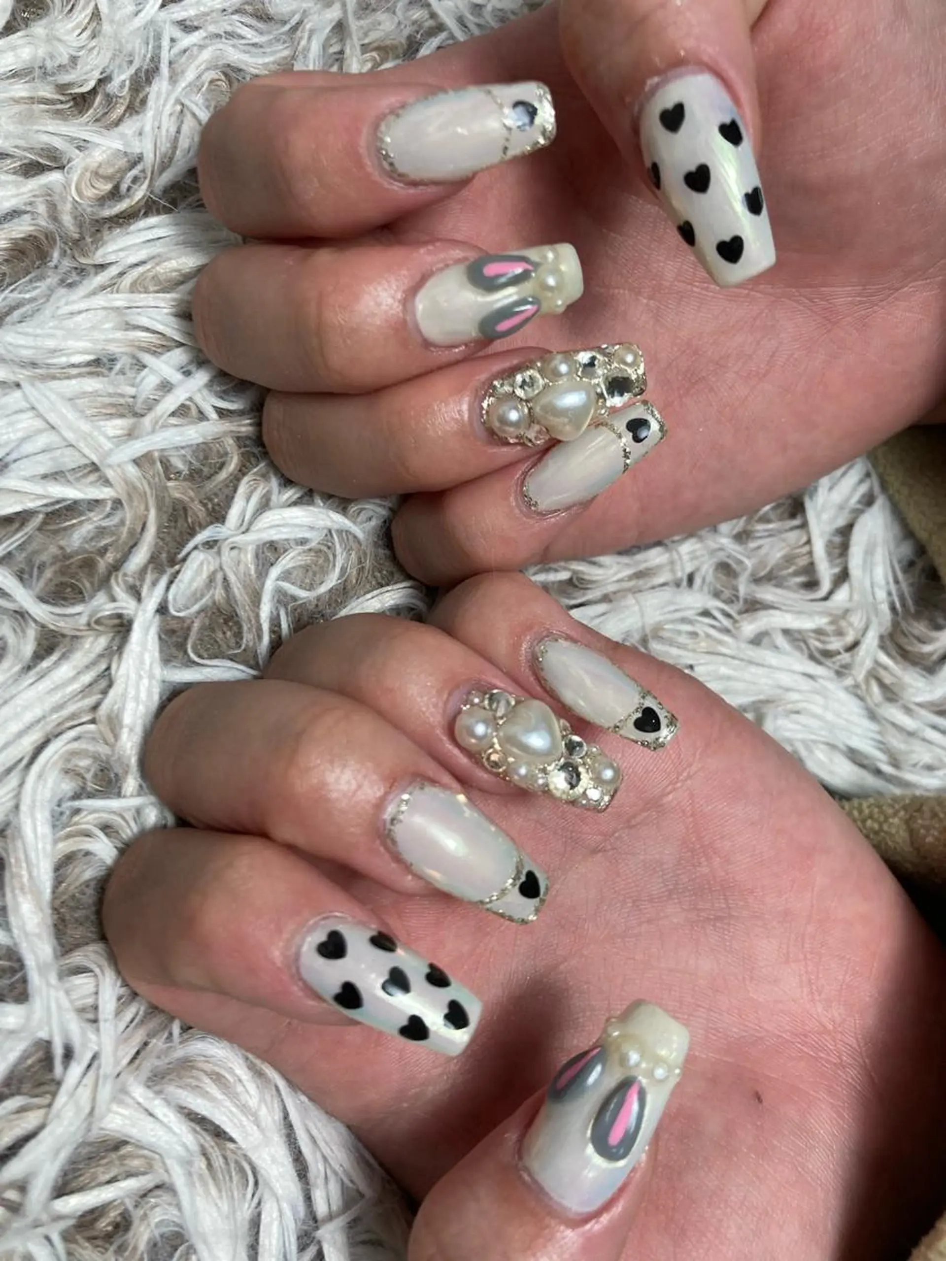 セミロング ネイル ハンドネイル ✴︎ Delightのネイルデザイン