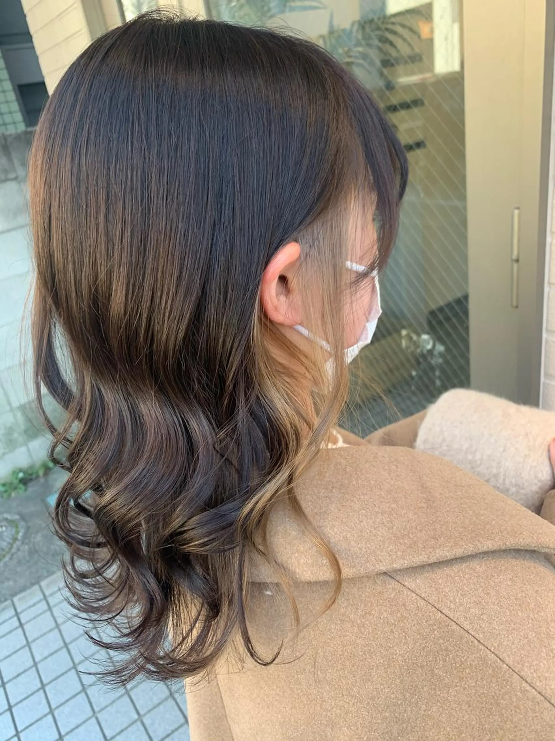 セミロング ヘアカラー D.I.E.V.A hair 池袋東口所属・杉浦千智💗アイドル 大好き美容師💗のヘアスタイル