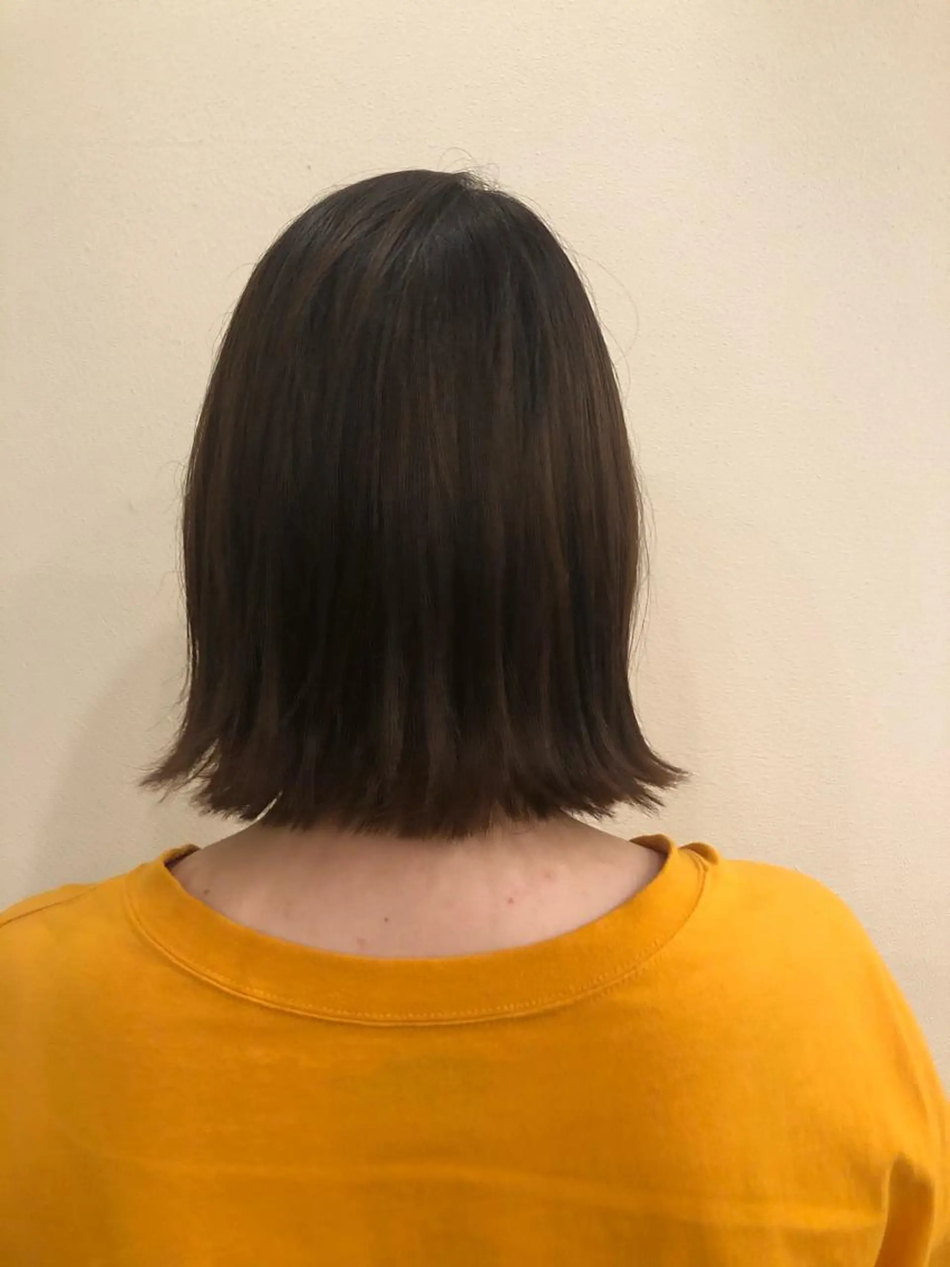 ショート 切りっぱなしボブ ボブ Agu hair mira所属・中野 唯のヘアスタイル