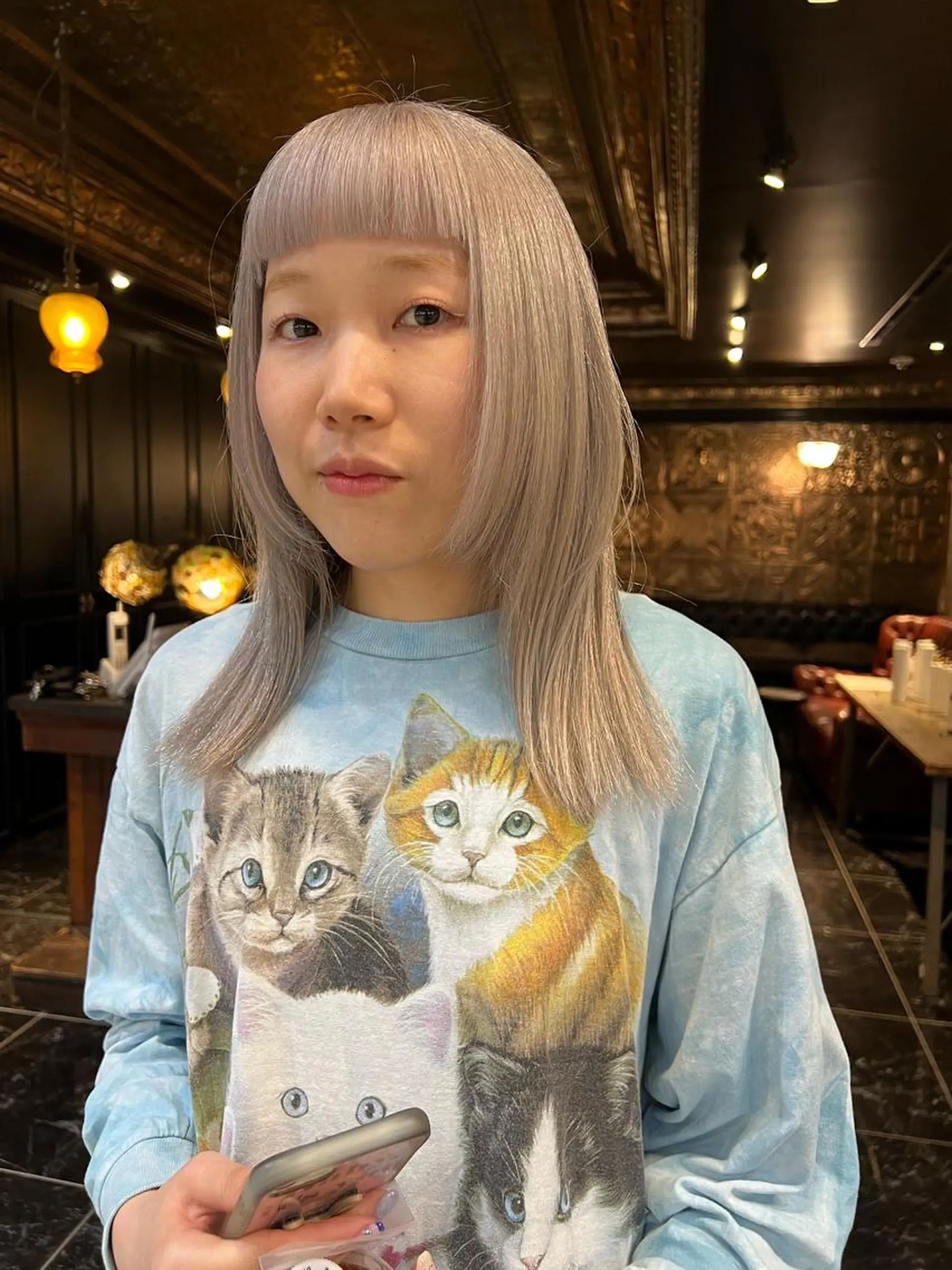 ロング カラー カット ヘアカラー haco＋所属・圧倒的デザイン力 店長🎨RENAのヘアスタイル