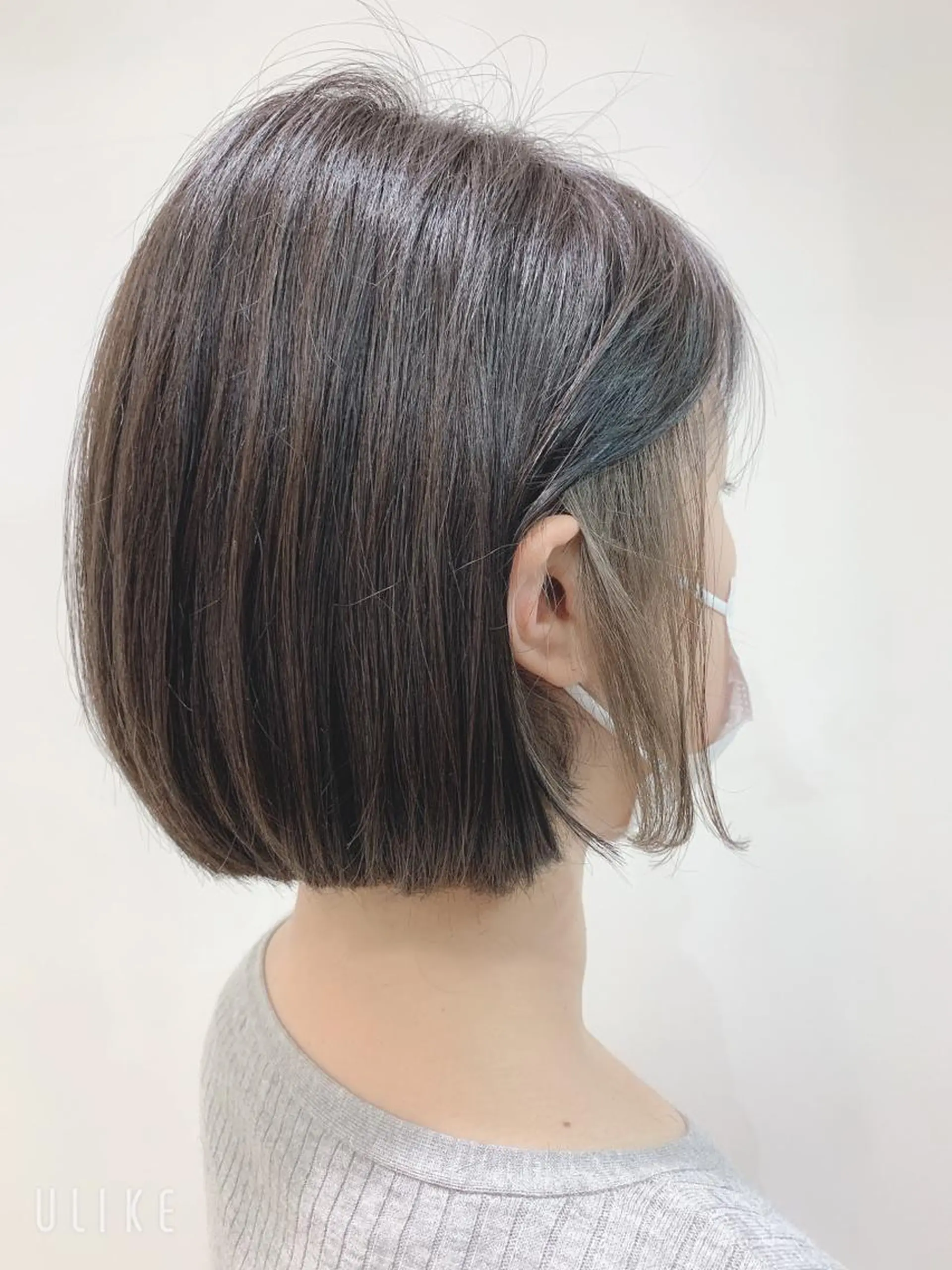 ミディアム カラー 縮毛矯正/髪質改善 /韓国風　山川春輝のヘアスタイル