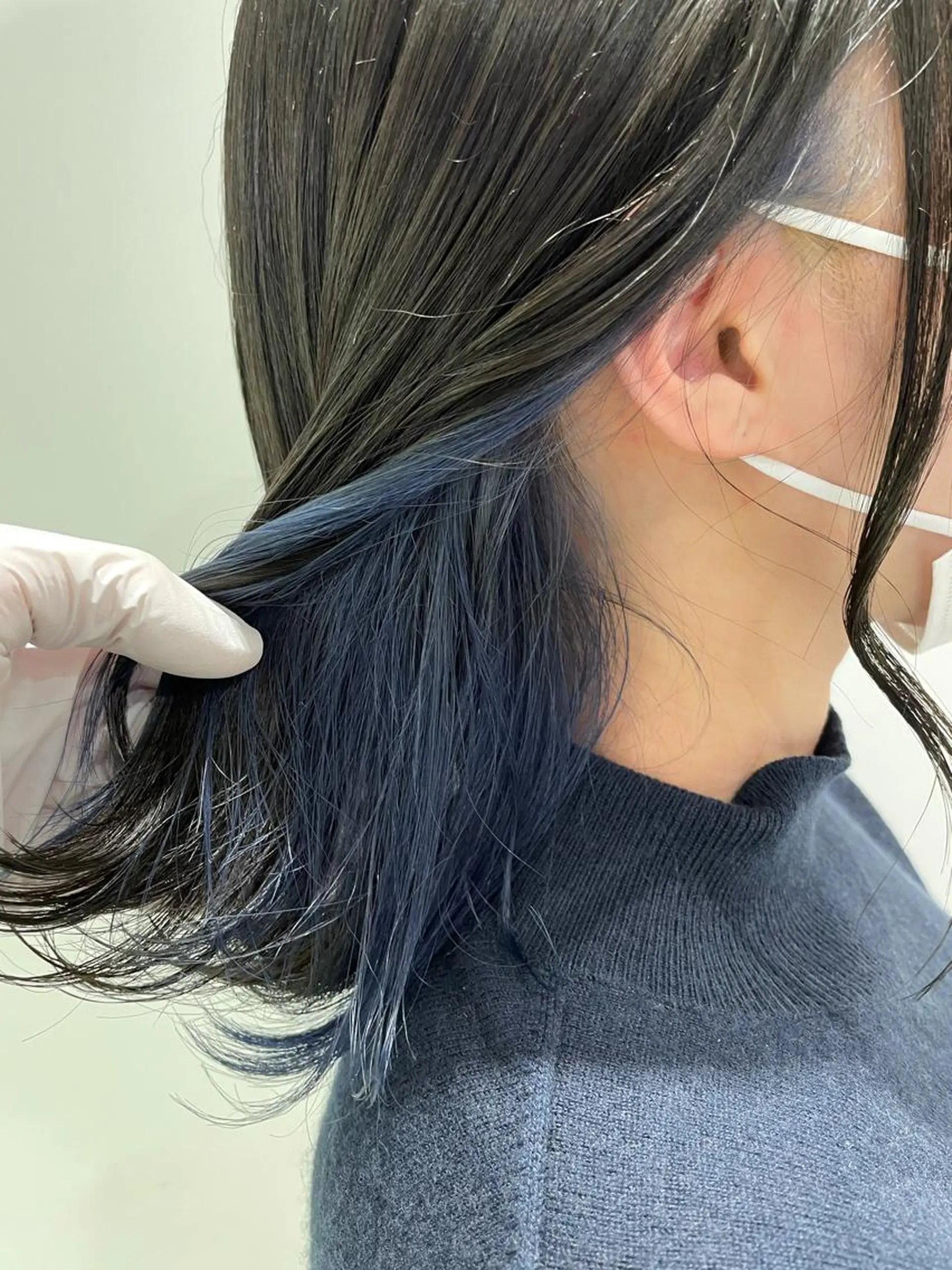 ミディアム カラー ヘアカラー トリートメント ヘッドスパ ヘアセット I'S.横浜所属・赤み消しカラー 🍀JUNKIのヘアスタイル