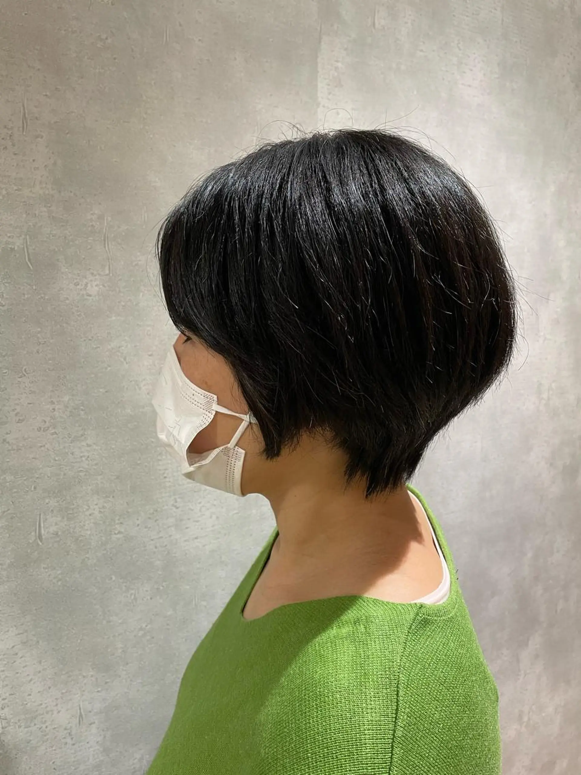 ショート 🐬脱白髪染めカラー 清水大世🐬のヘアスタイル