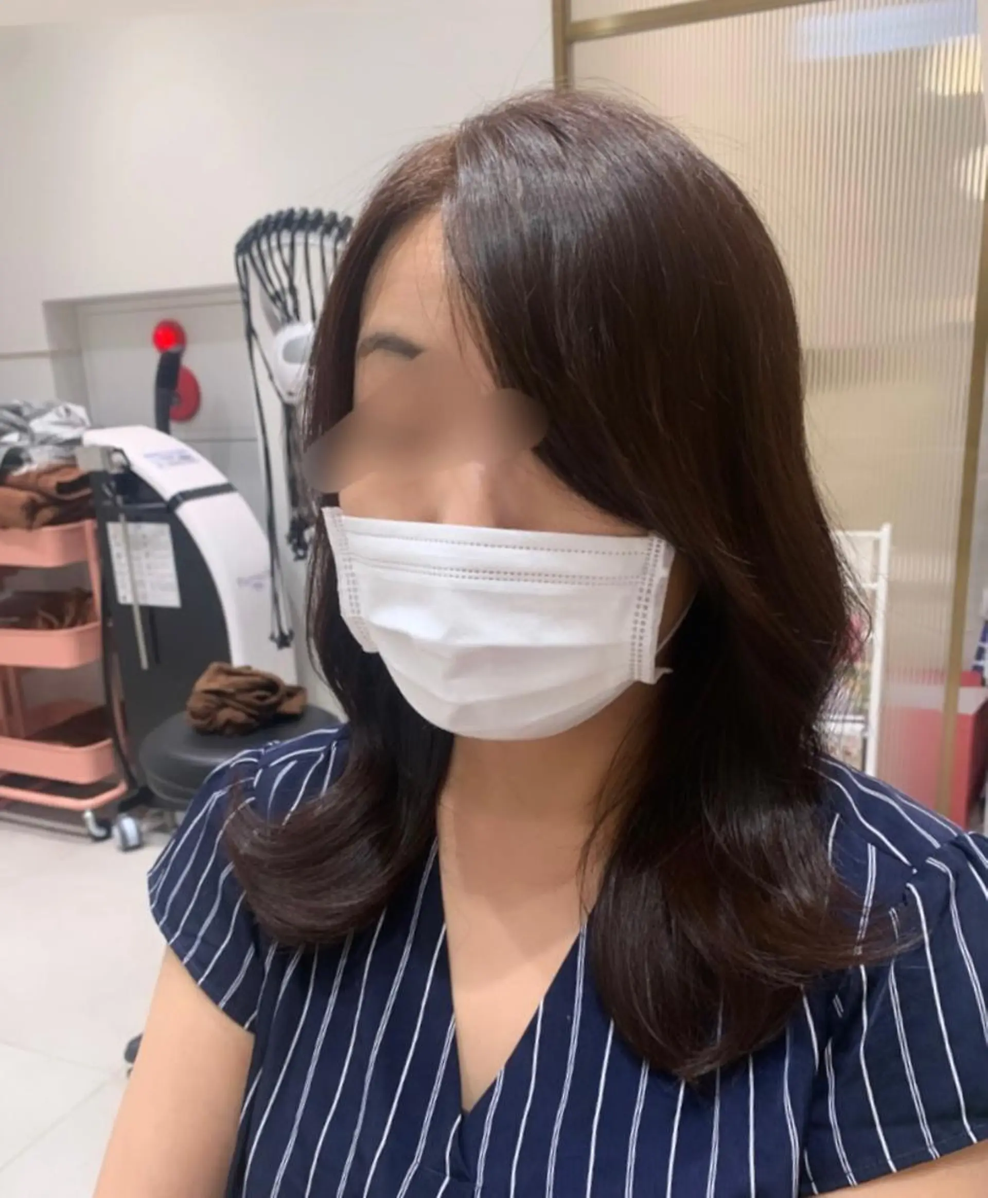 ミディアム カラー ヘアアレンジ 内田 志乃のヘアスタイル