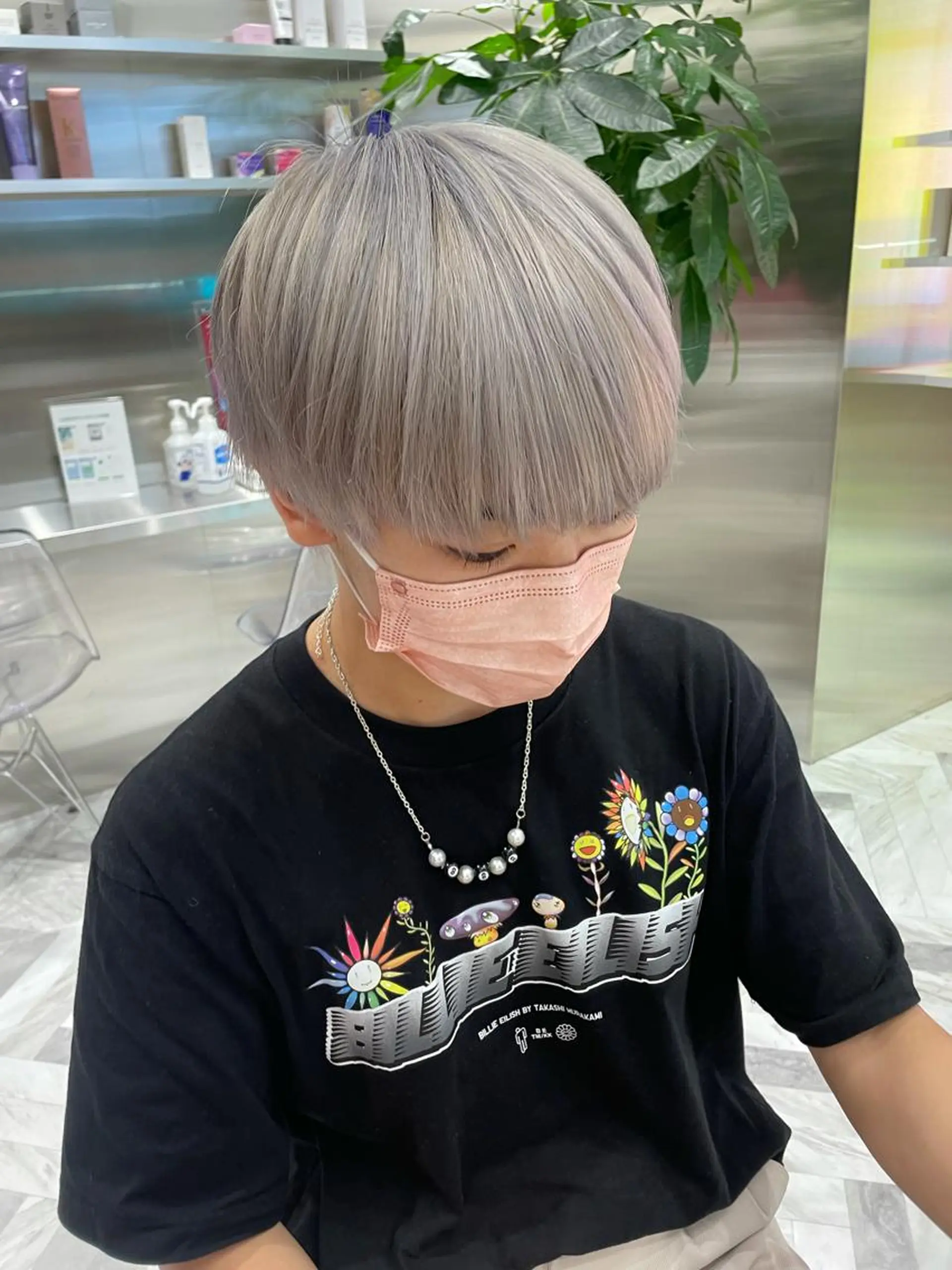 カラー メンズ モモ 🍑のマツエク・マツパデザイン