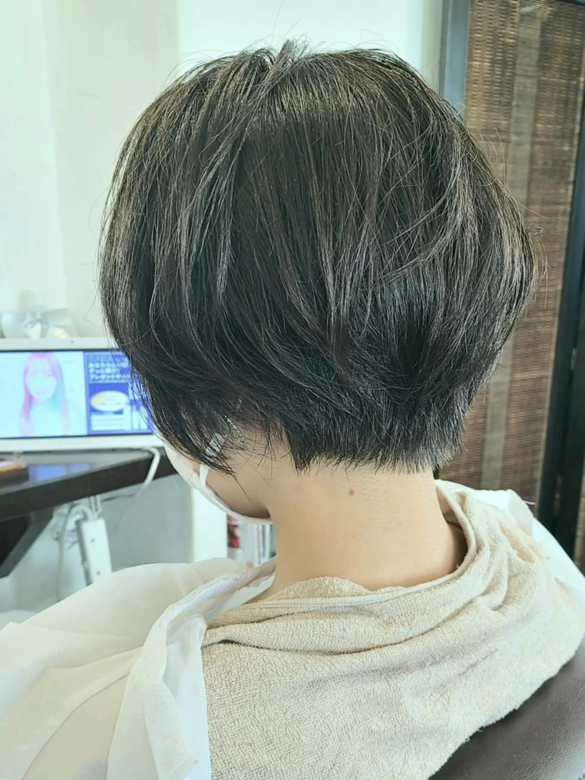ショート カラー ヘアアレンジ 【大宮】デザイナー Anne 諳 アンのヘアスタイル