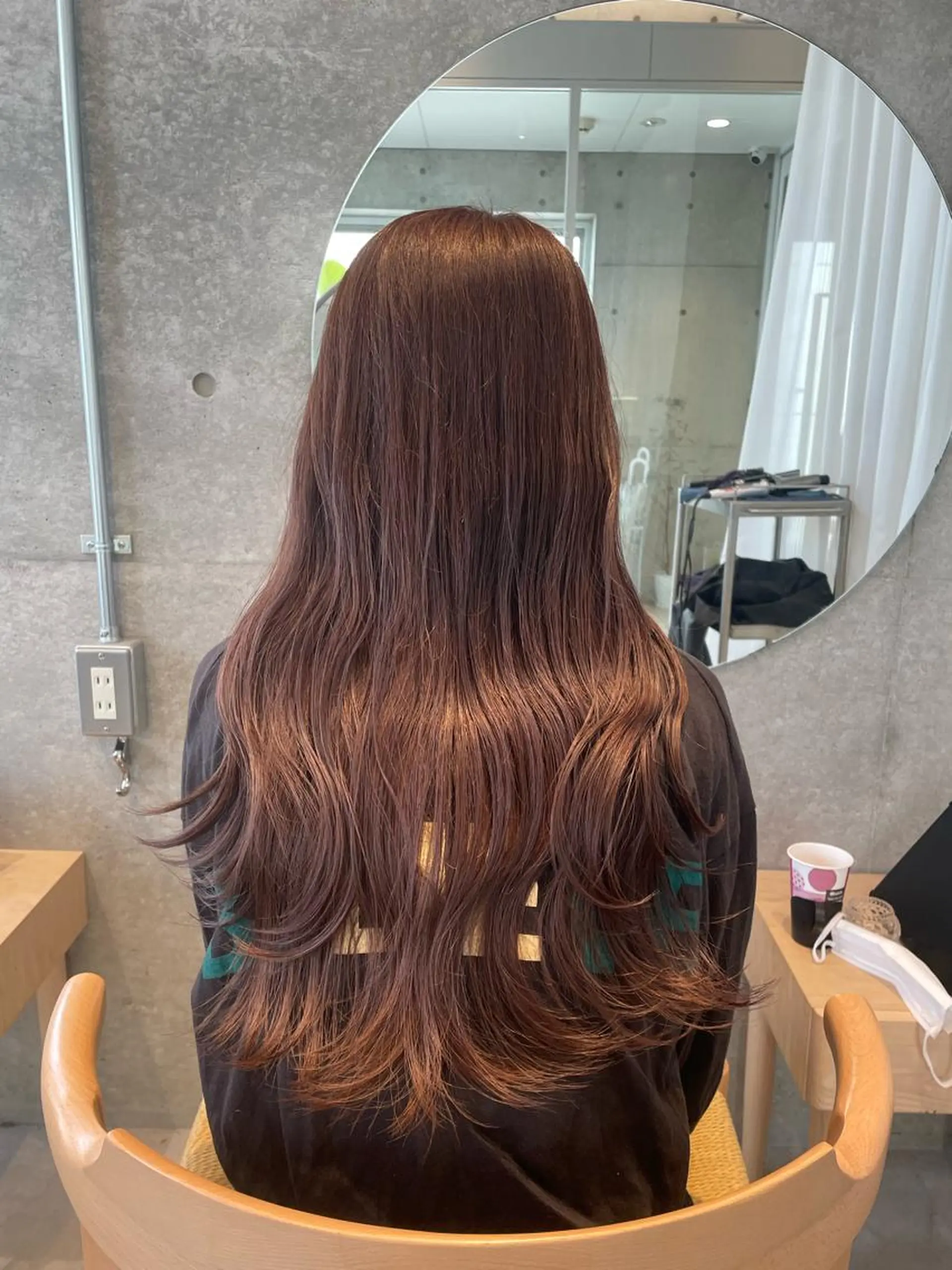 ロング カラー ブラウンカラー 透明感カラー レイヤーカット🎀 kanaのヘアスタイル
