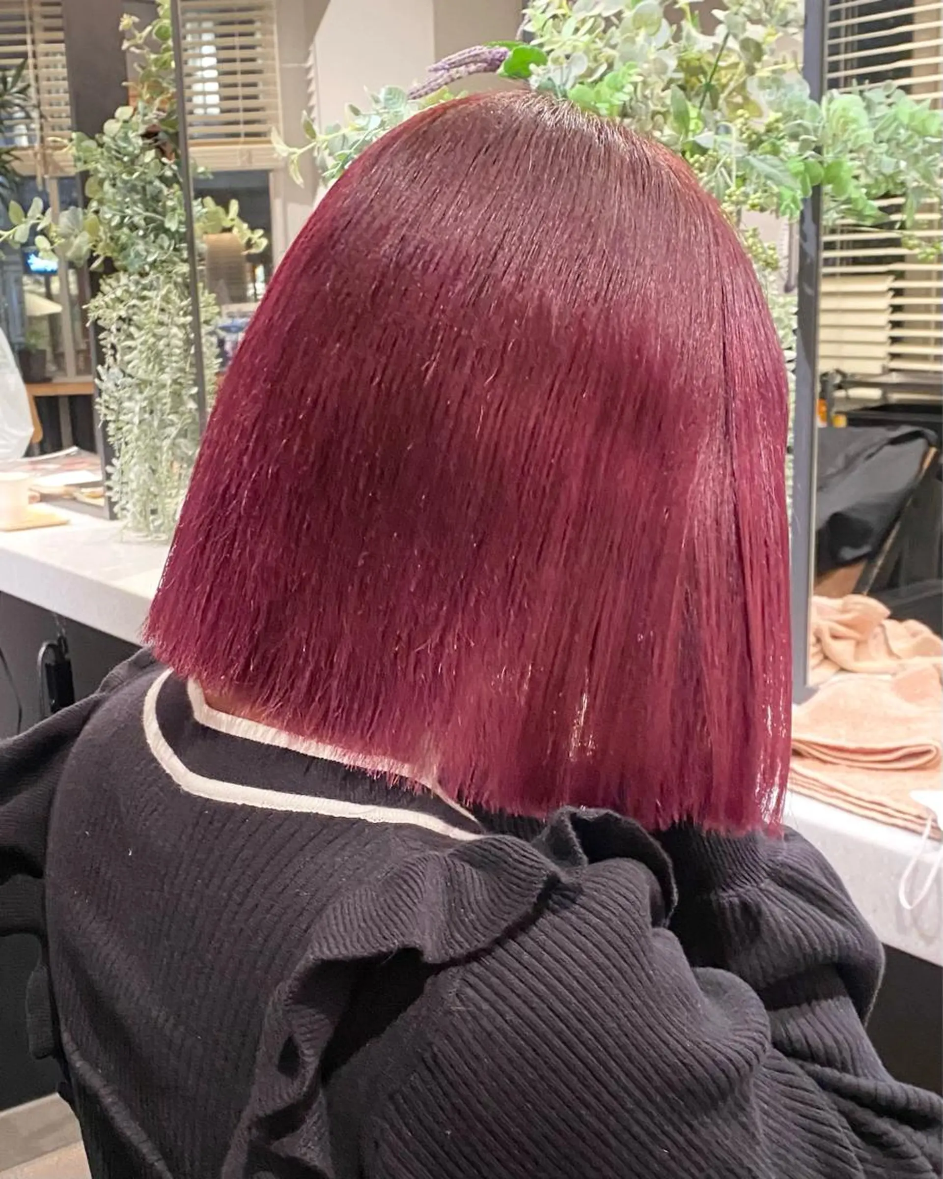 ミディアム カラー カット ヘアカラー トリートメント 💗ガーリーヘア🎀 saki💗のヘアスタイル