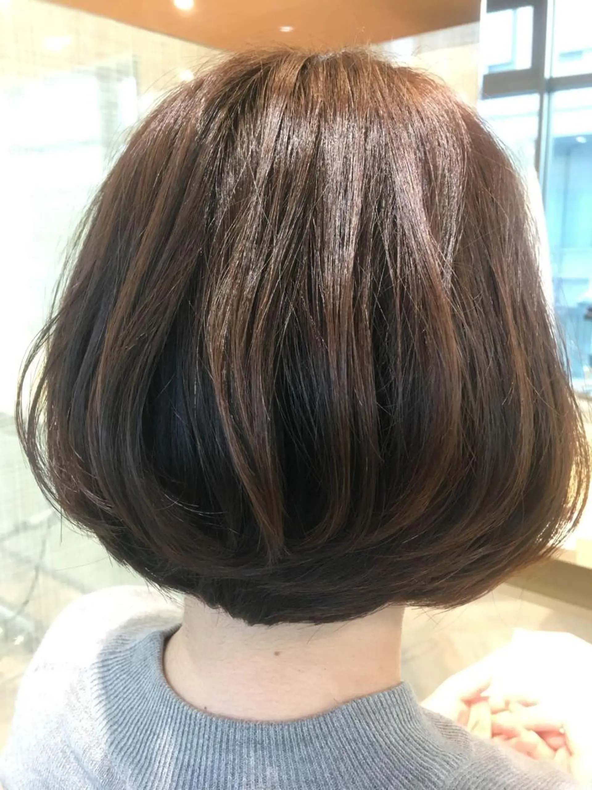 ショート カラー ボブ カット ヘアカラー ブレス渡辺 康介のヘアスタイル