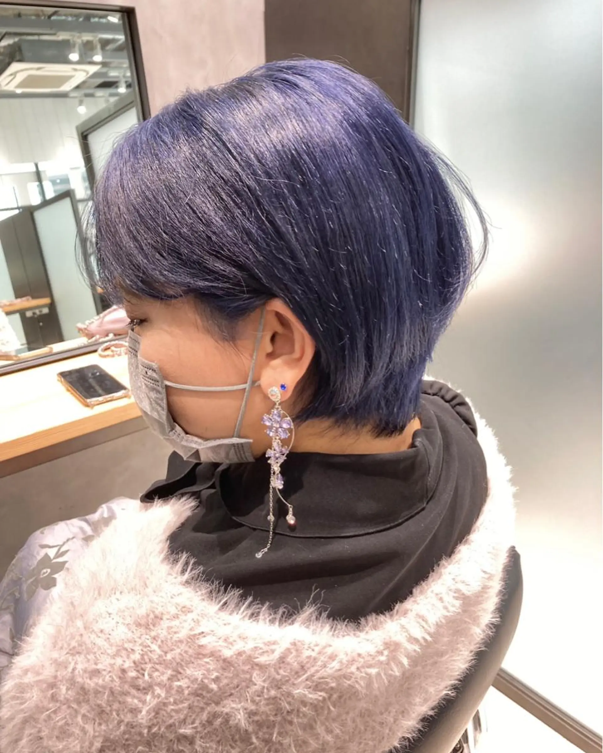 ショート 丸みショート くびれヘア ショートヘア カット ヘアカラー ハイトーン/ショート /akane🐰♥️のヘアスタイル