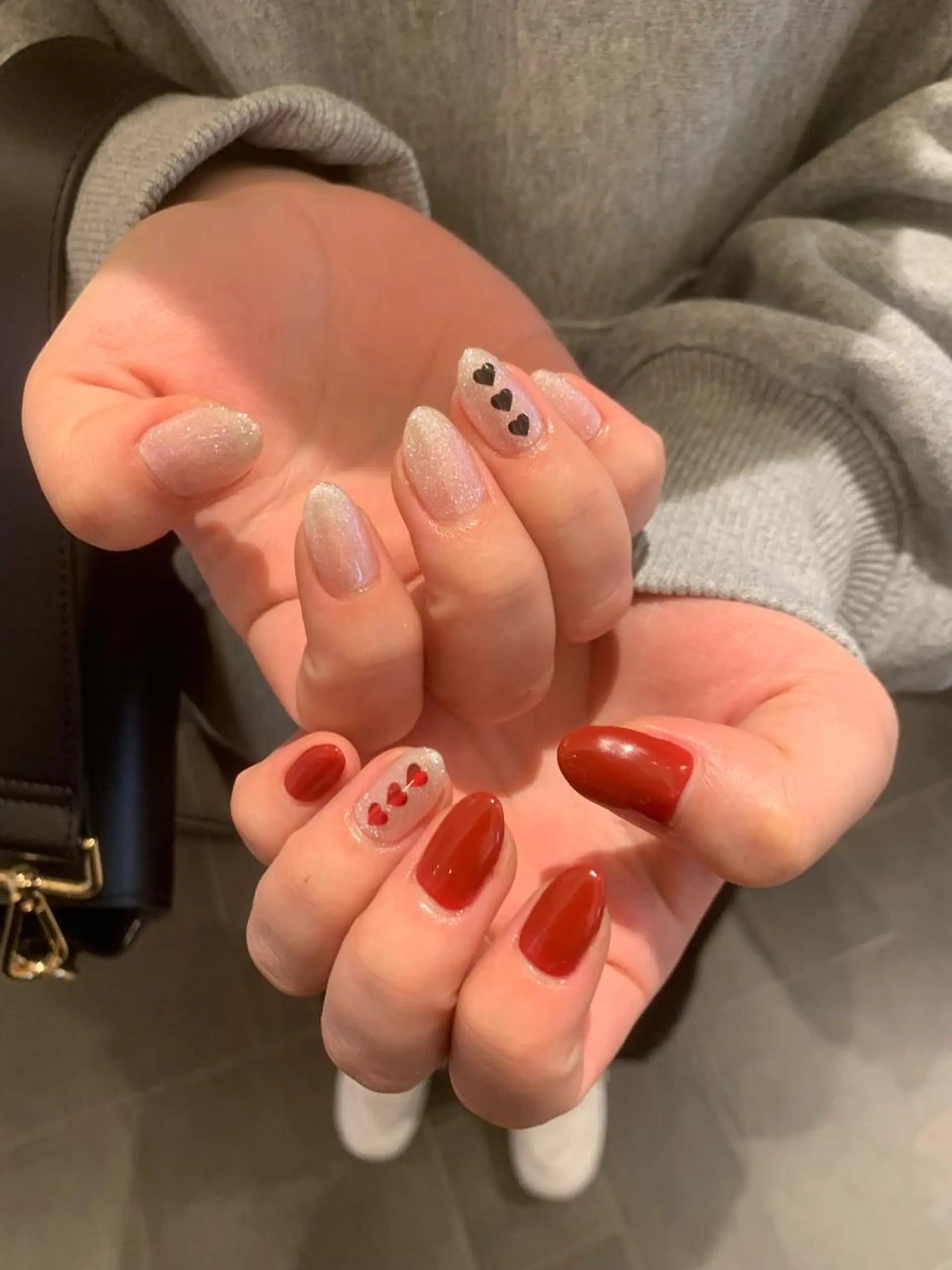 ネイル ハート l my me mine所属・Imyme mine Rioのネイルデザイン