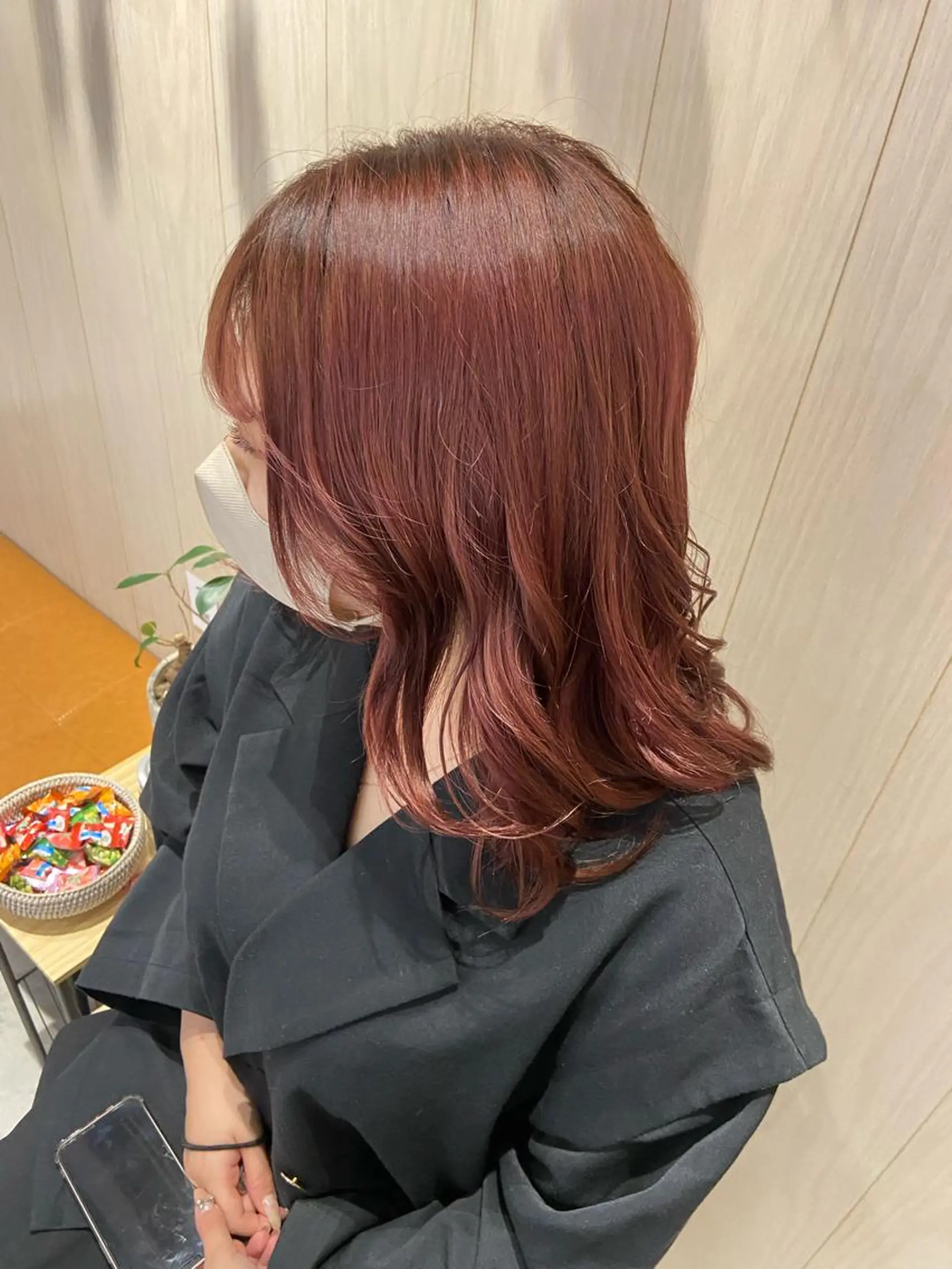 カラー ブラウンカラー レッドカラー 杉江花琳/ メンズヘア/韓国ヘアのヘアスタイル