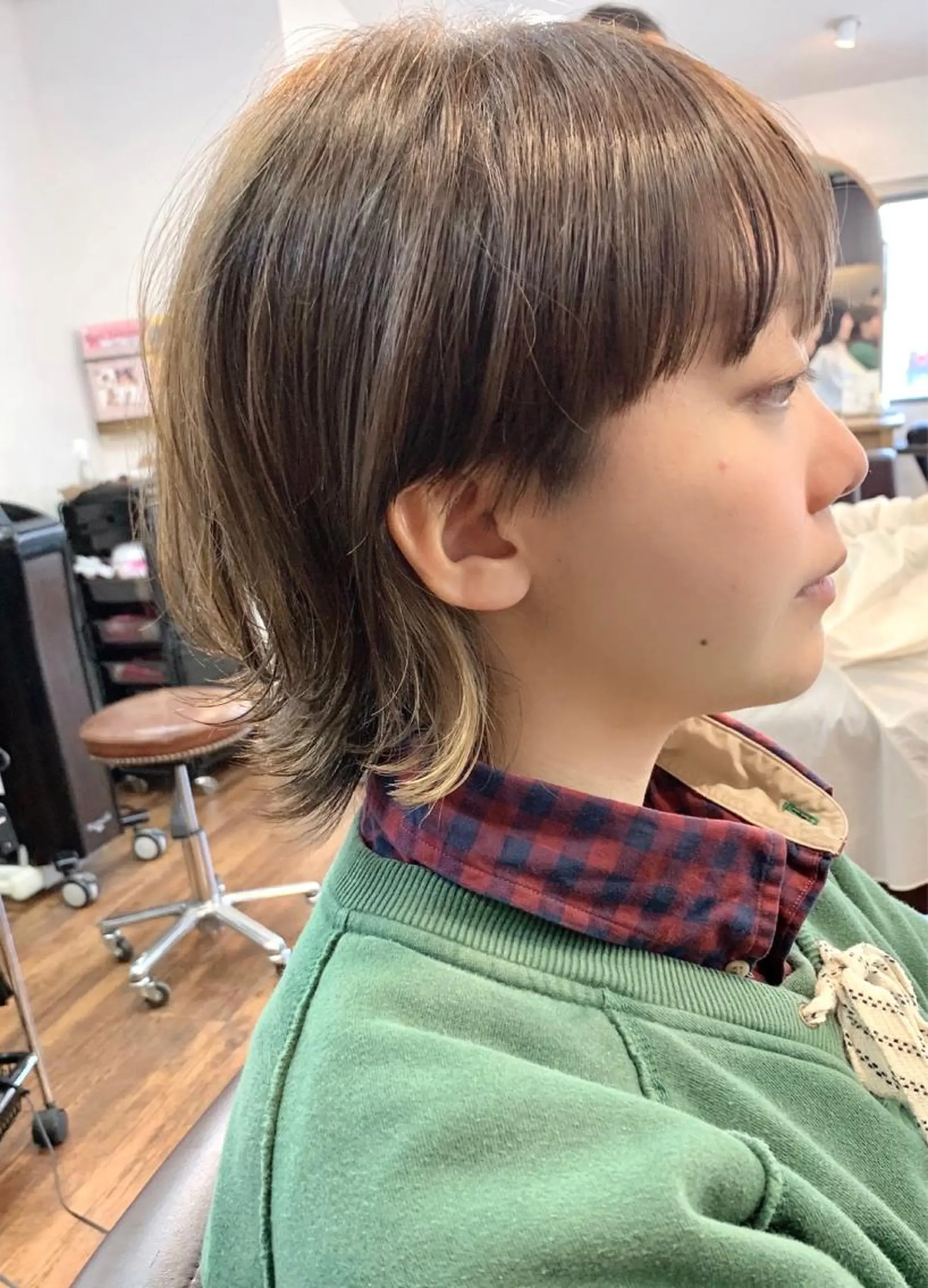 ショート 縮毛矯正/ショート/ レイヤー/畑中正敏のヘアスタイル