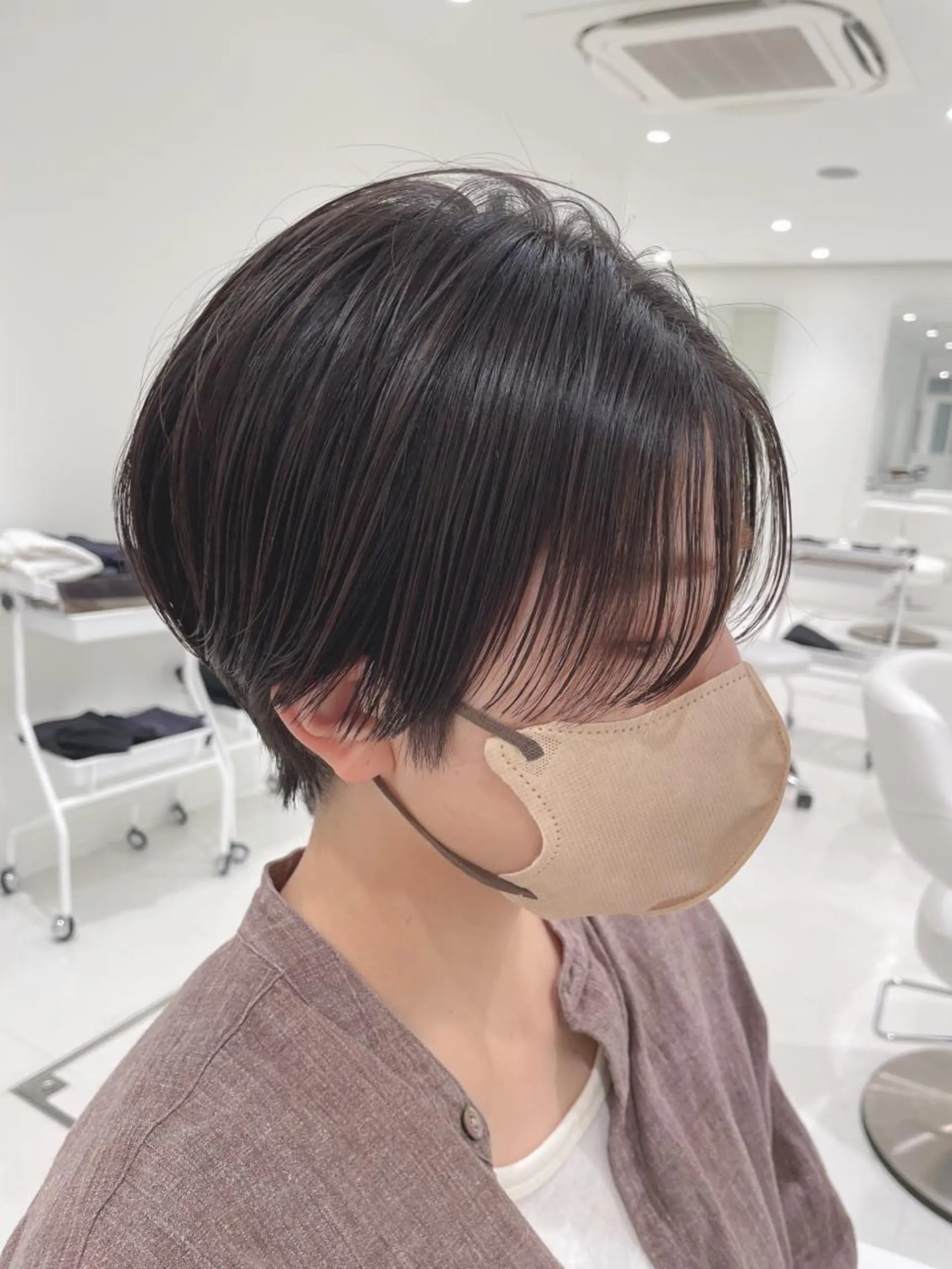 ショート カラー パーマ uru所属・🪼ショート推し🪼 坂本大樹のヘアスタイル