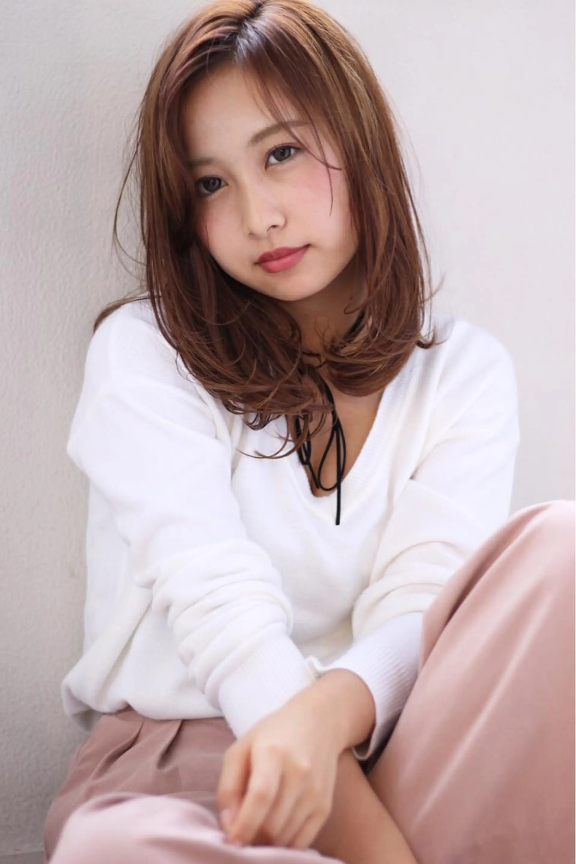 ミディアム 鎌倉 彩のヘアスタイル