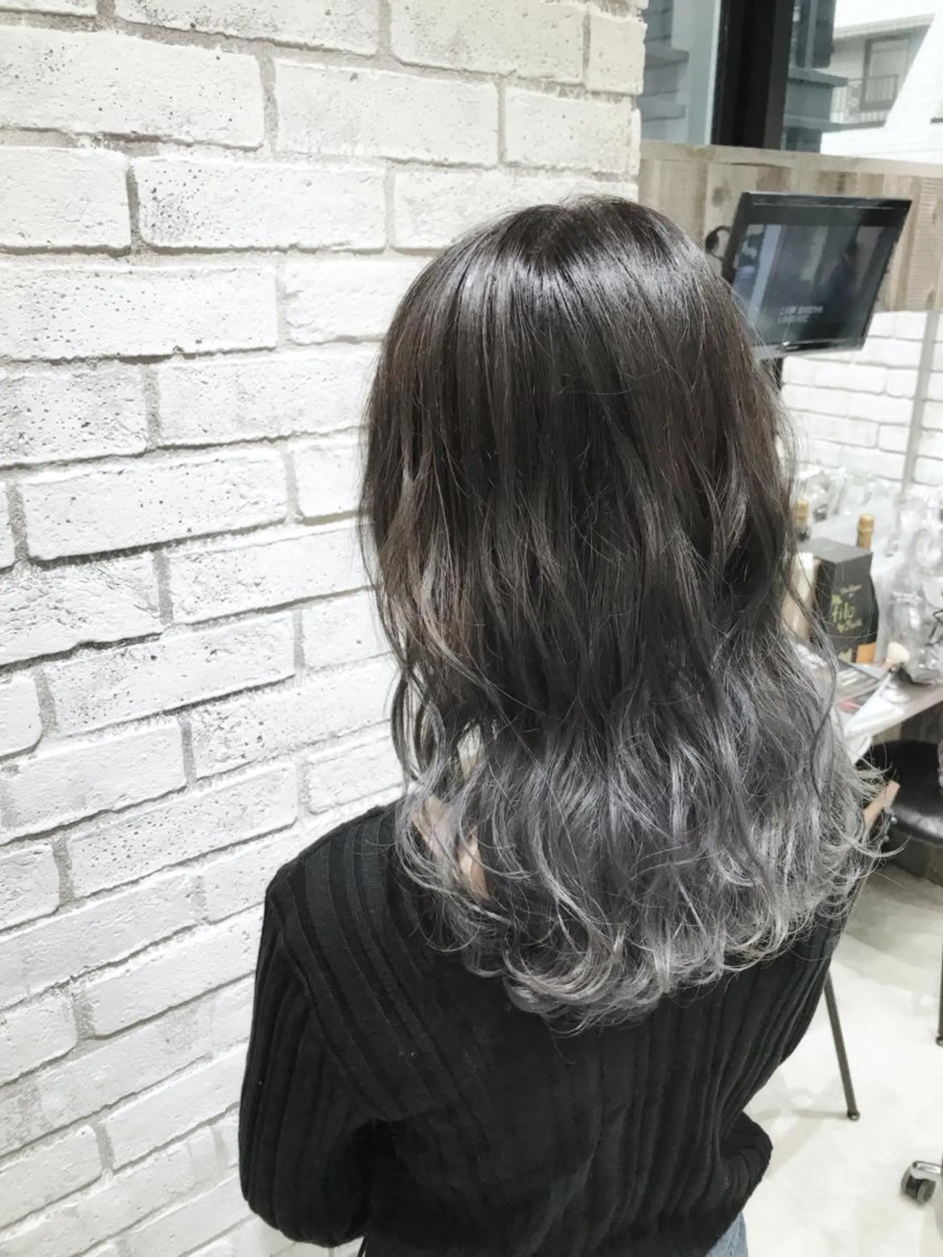 ロング カラー パーマ ヘアアレンジ メンズ キッズ ネイル マツエク・マツパ ヘアカラー バレイヤージュ/ 髪質改善/渡邉悟🌱のヘアスタイル
