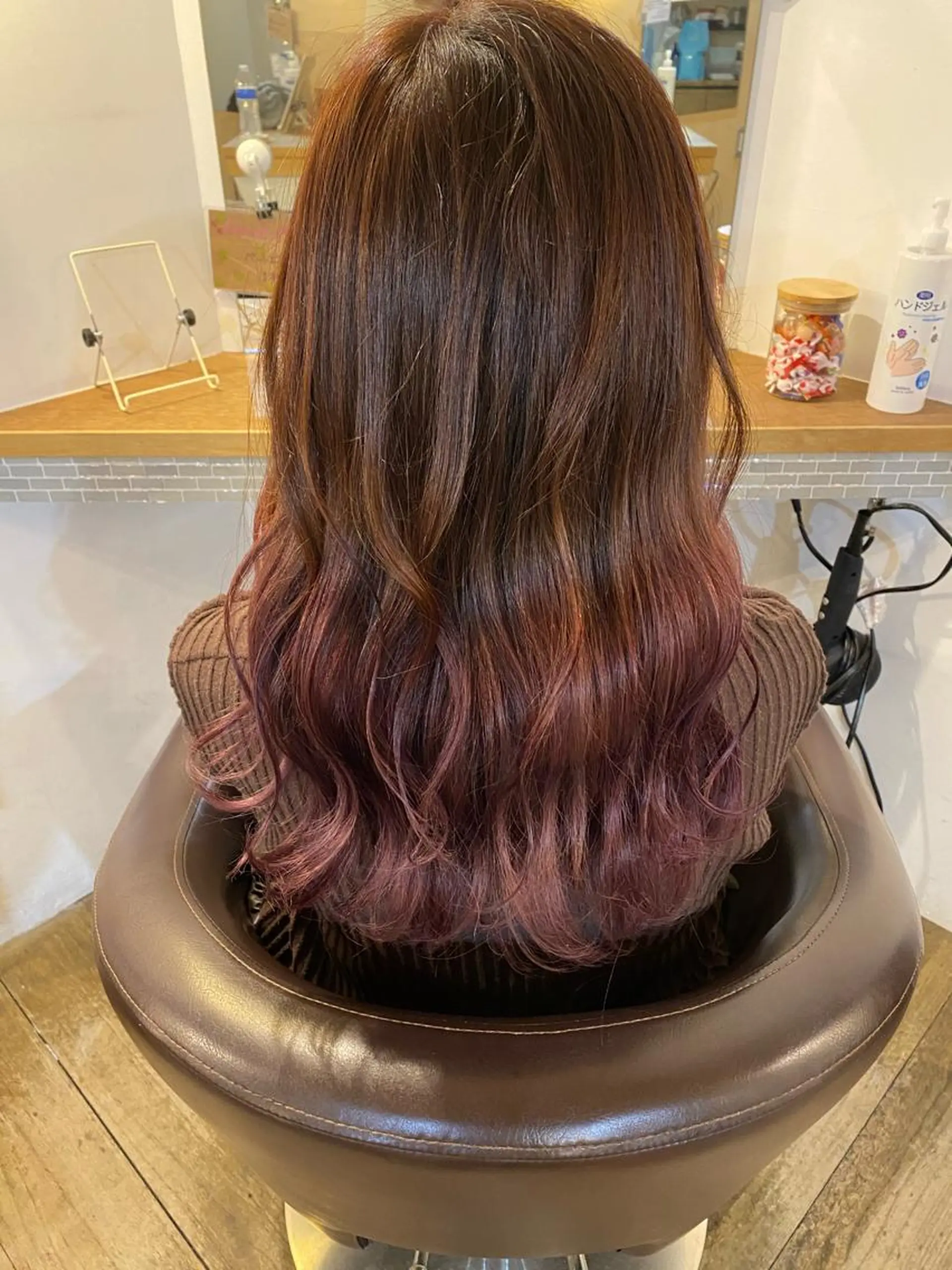 セミロング カラー ヘアアレンジ 🐼加藤 佳穂🐾のヘアスタイル