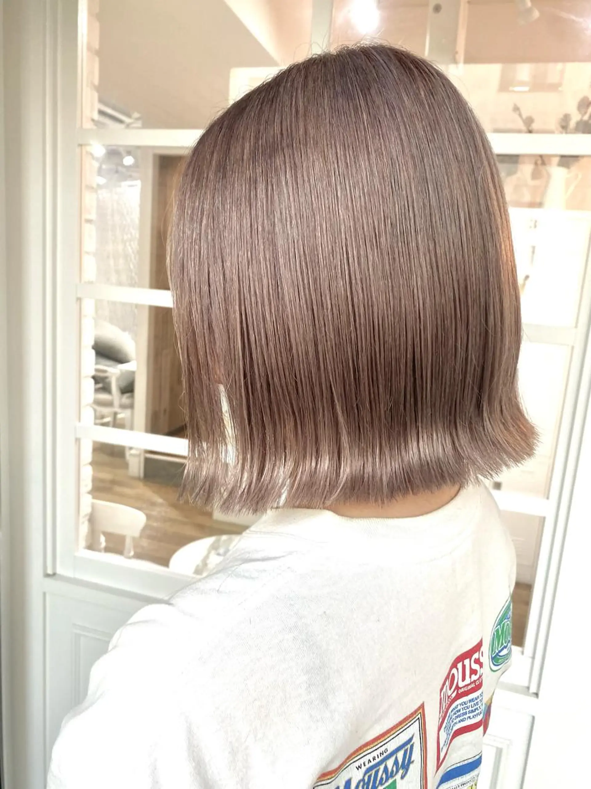 ミディアム カラー 韓国×髪質改善カラー 💎hinaのヘアスタイル