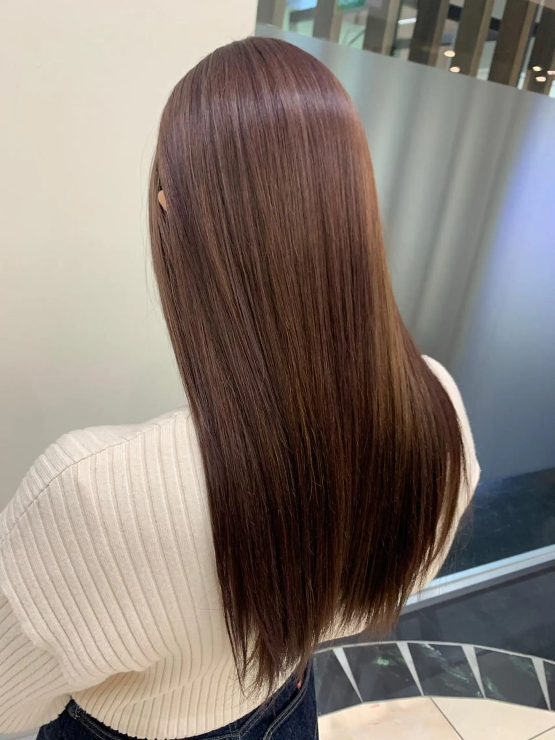 ロング カラー 縮毛矯正 トリートメント I’ve所属・💘大人可愛く💘 Natsuki❥❥❥のヘアスタイル