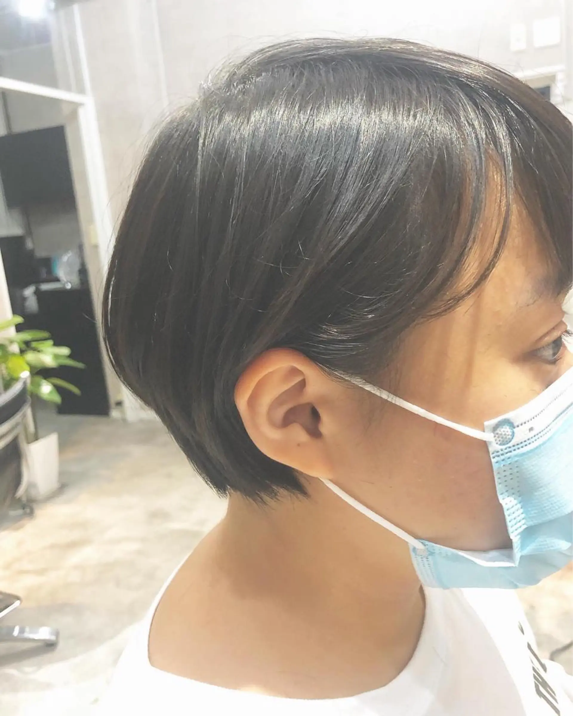 ショート くせ毛 ショートヘア カット ヘッドスパ SAKURA所属・鹿取 三紗子のヘアスタイル