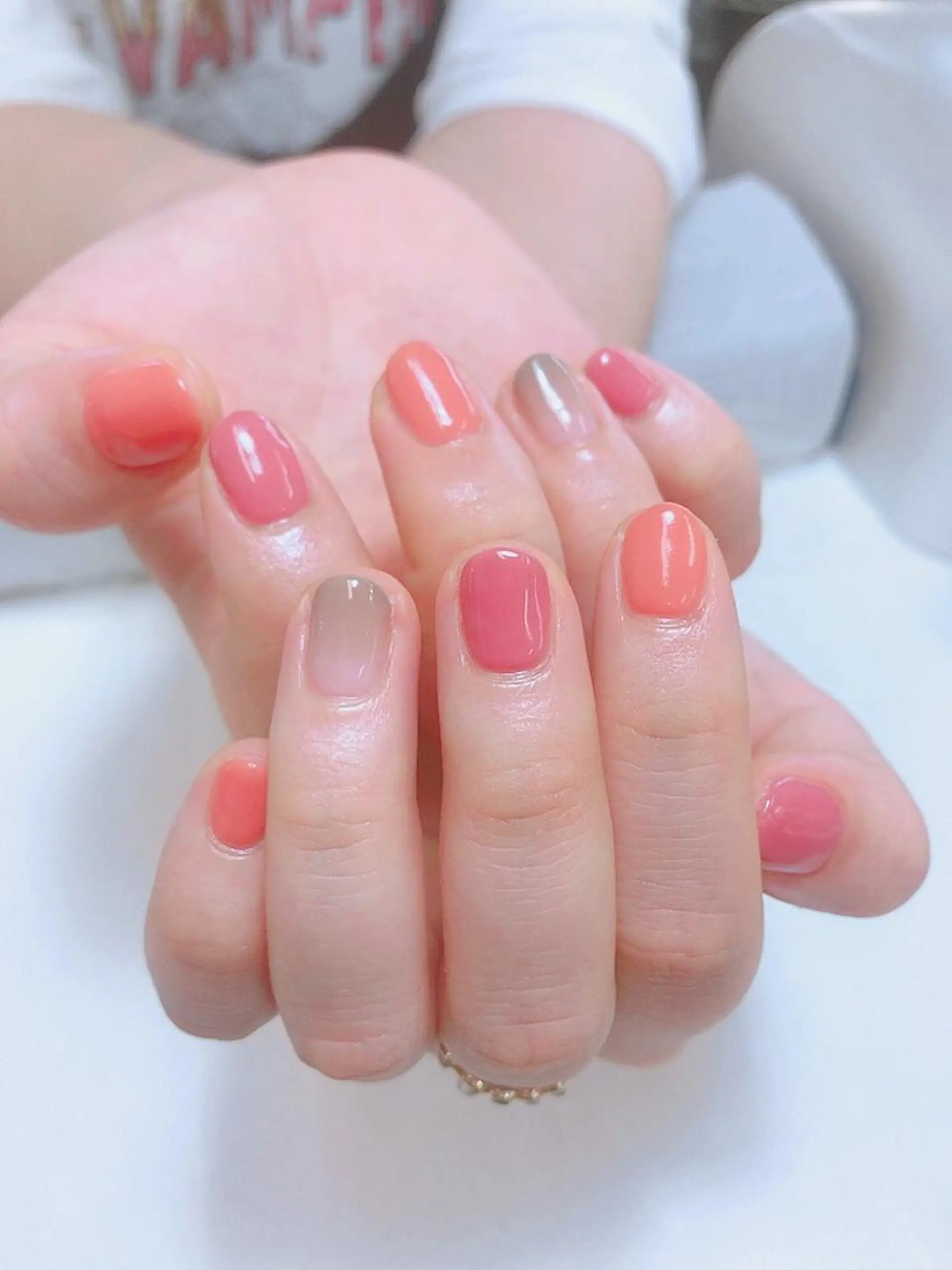 ネイル クリアネイル ラメ(グリッター) ショートネイル 渋谷FREEVE所属・MAXKELLY miku☺︎のネイルデザイン