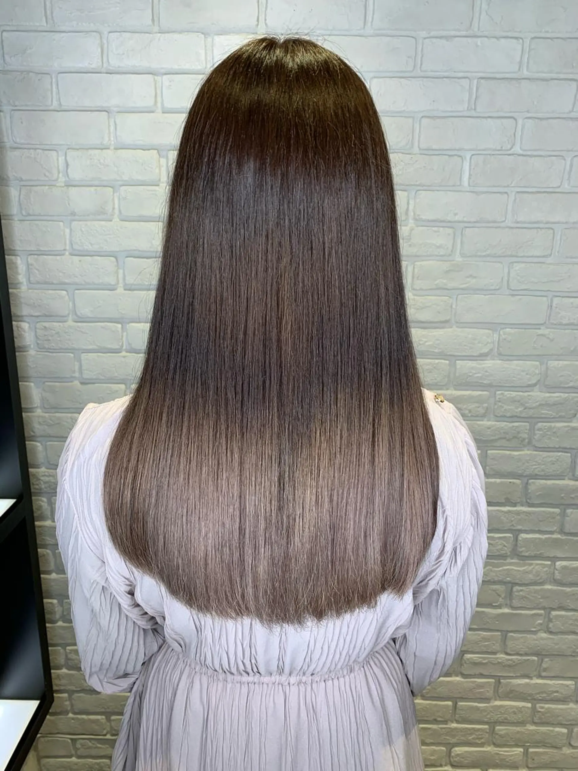 ロング 髪質改善/縮毛矯正 艶カラー/珠聡のヘアスタイル