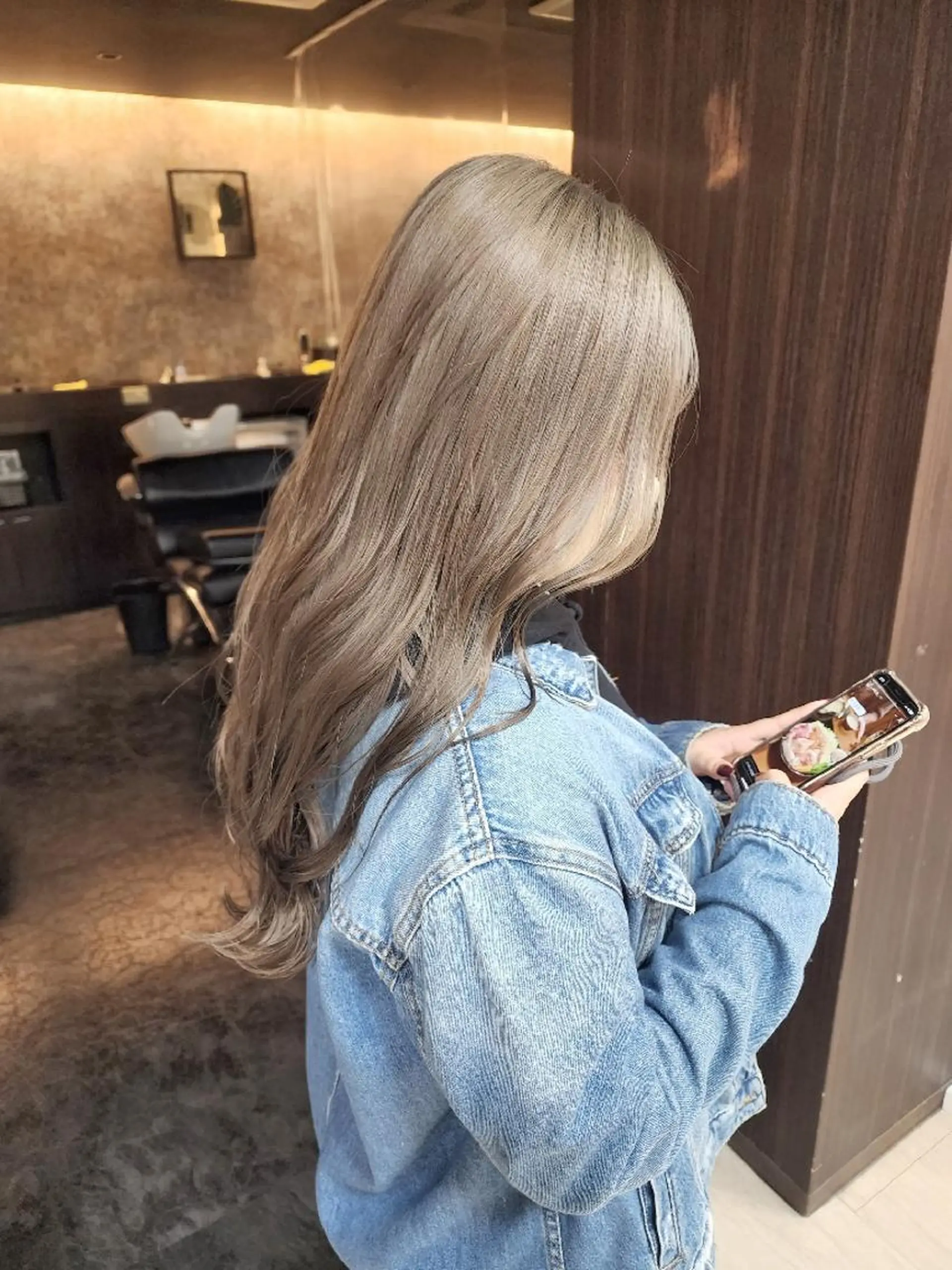 セミロング カラー 木村 直哉のヘアスタイル