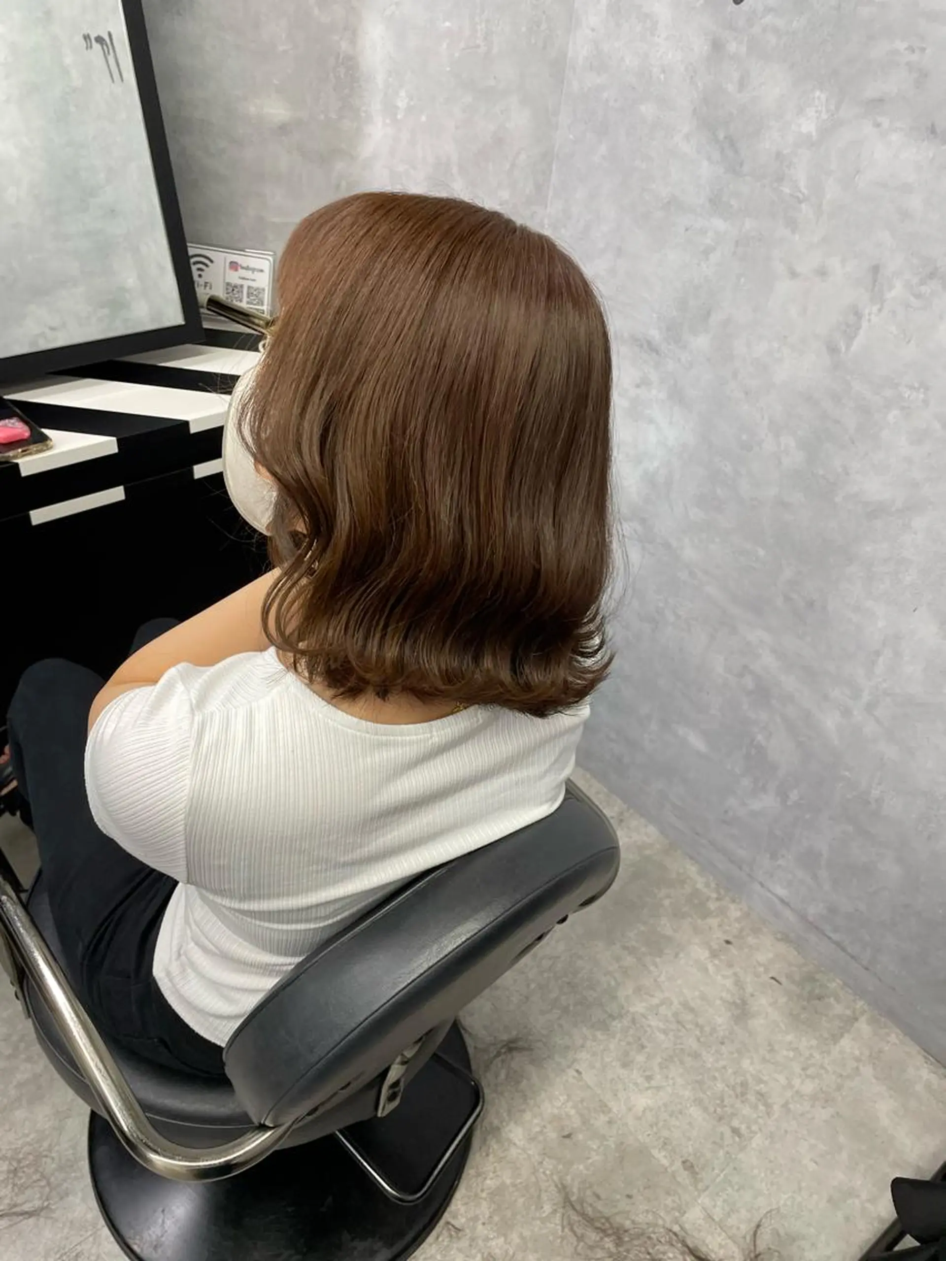 ミディアム Cielro【 シェイロ 】所属・Cielro/ダブル カラー/西田咲希のヘアスタイル