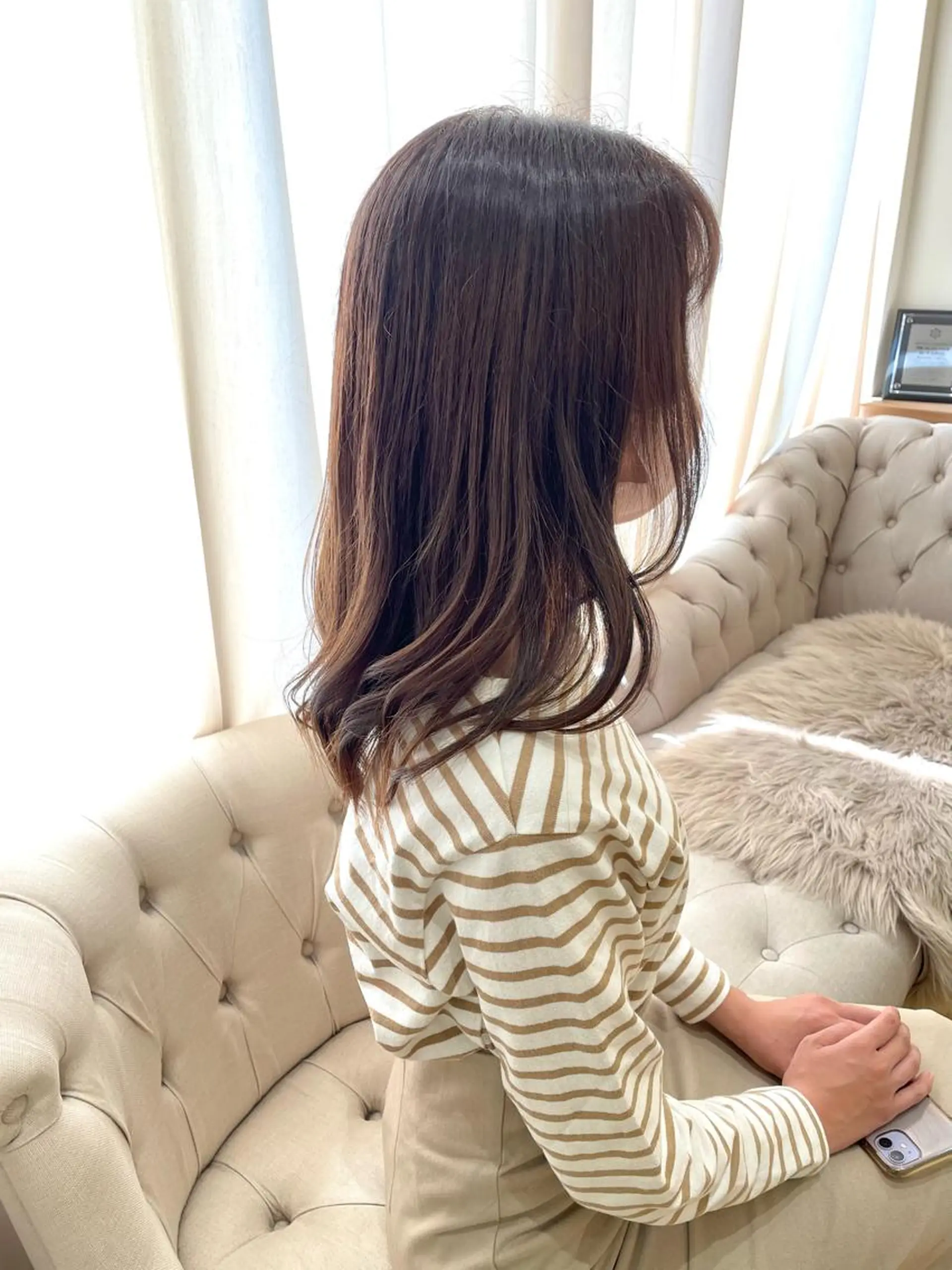 セミロング カラー 🌷tocca Mai🌷のヘアスタイル