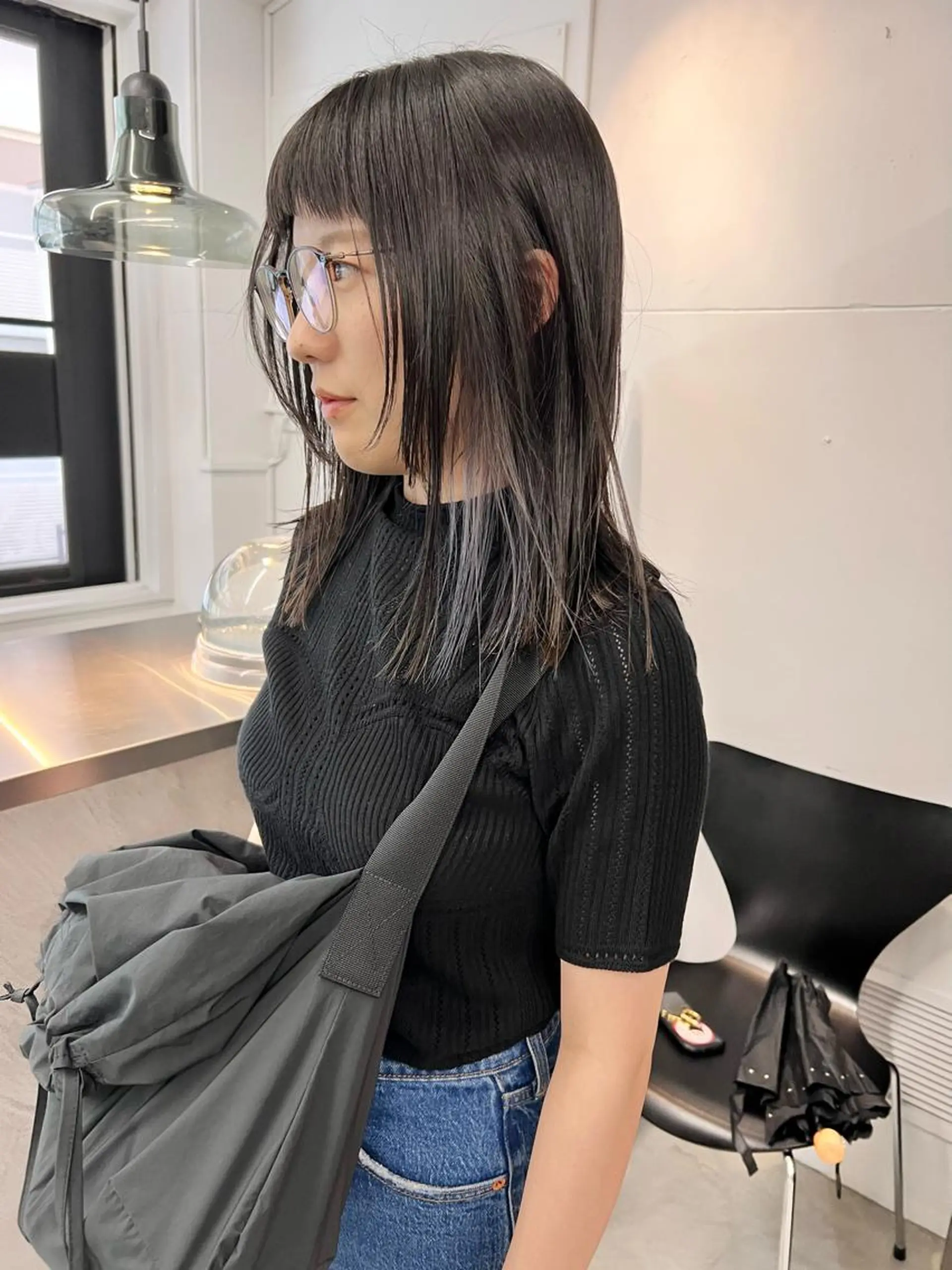 セミロング カラー 樫原裕二 /柔らかいカラーのヘアスタイル