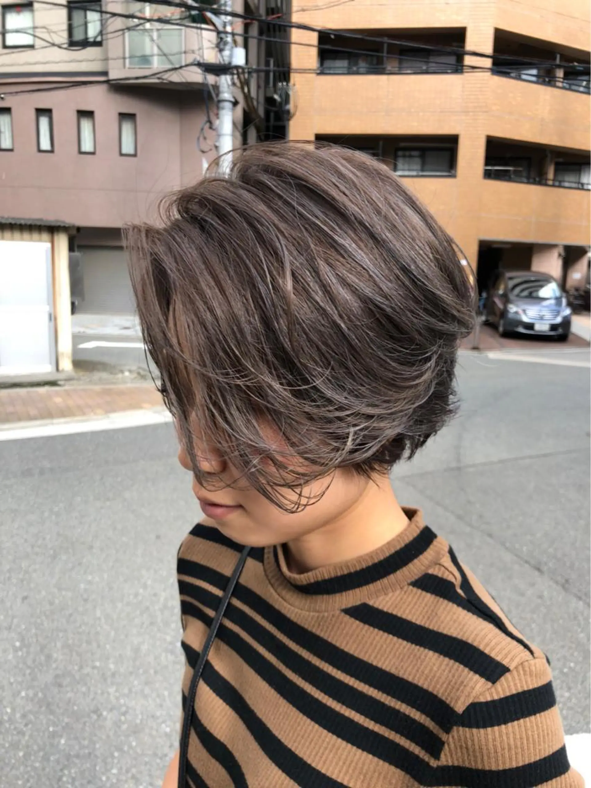 カラー ダブルカラー GOBUN NO ROKU【ゴブンノロク】所属・住田悠紗/ カットモデル募集中のヘアスタイル