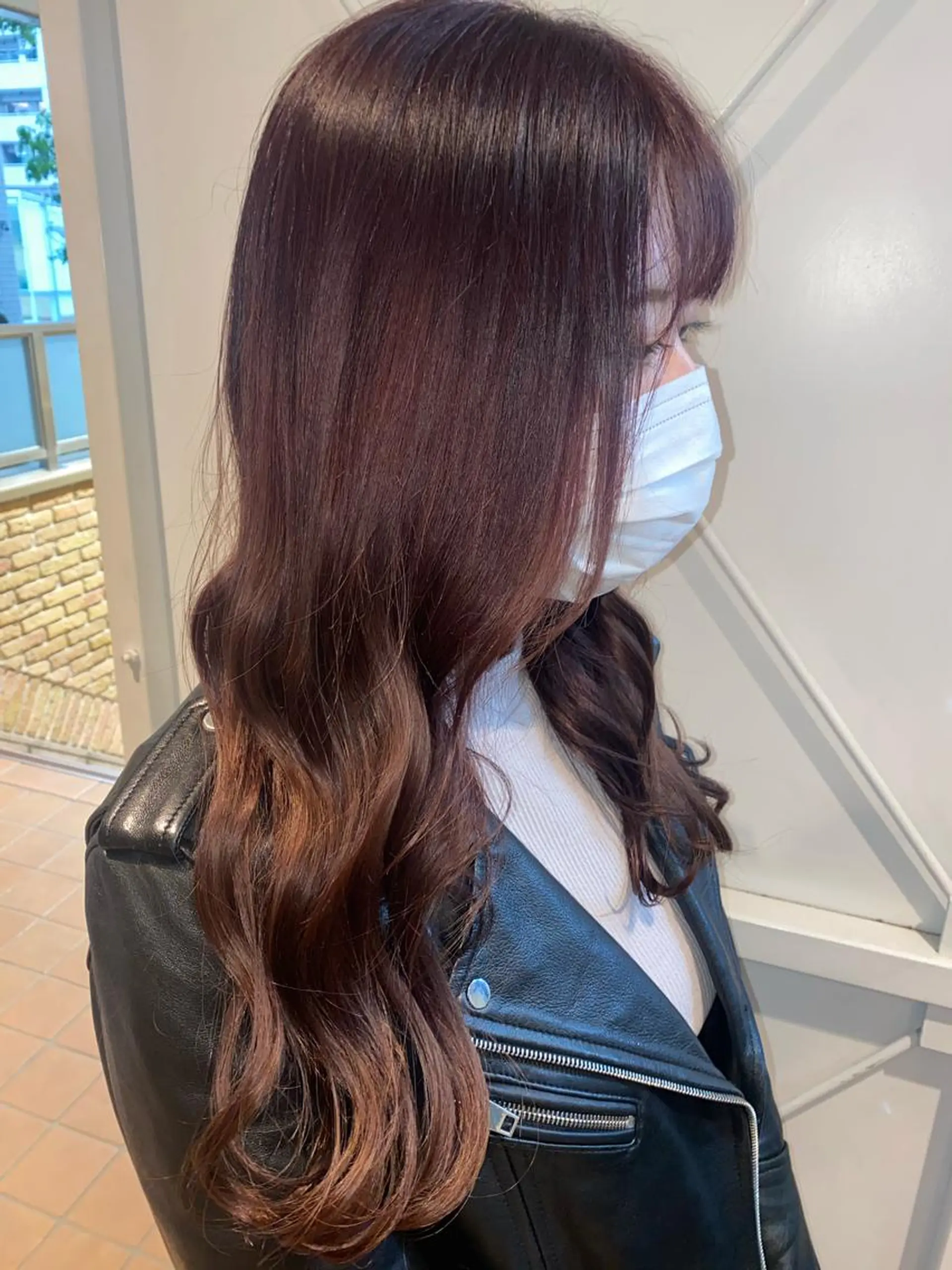 ロング カラー ラベンダーカラー ピンクカラー ピンクラベンダー 当日予約◎ risaのヘアスタイル