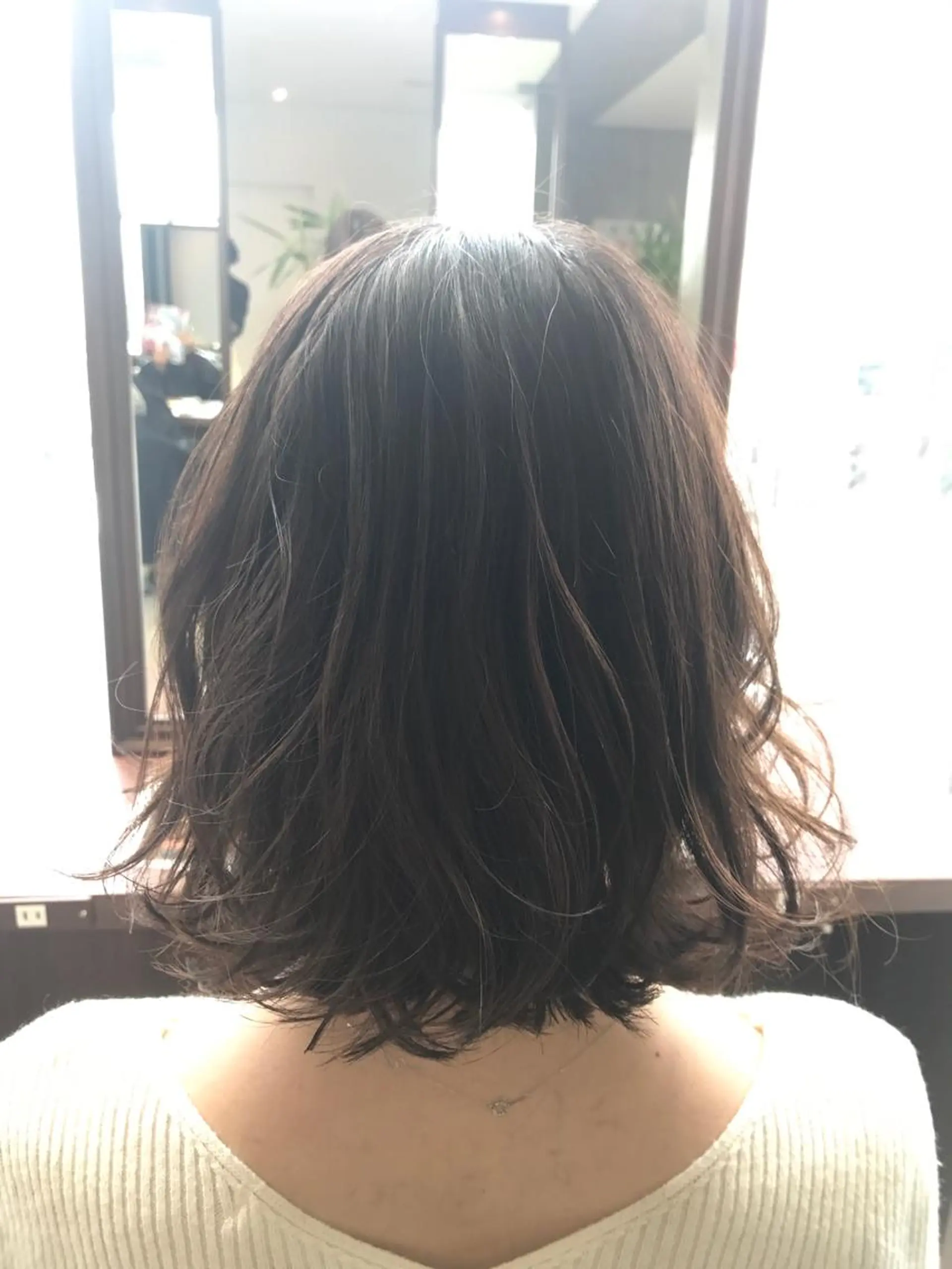 ミディアム カラー ヘアアレンジ 井上 佳奈のヘアスタイル