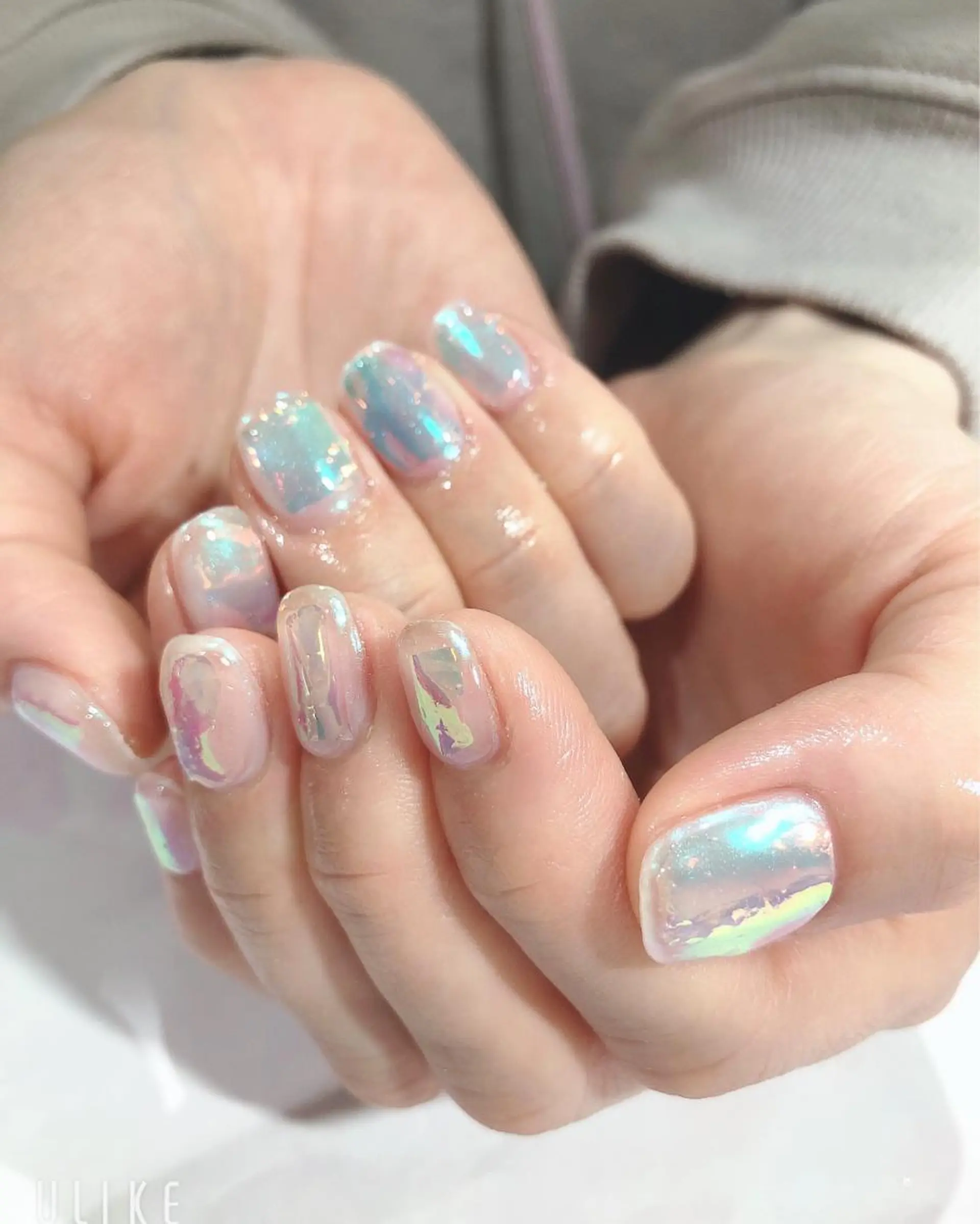 ネイル 氷ネイル・うるうるネイル ハンドネイル 吉野✨ ネイルデザイナー✨のネイルデザイン