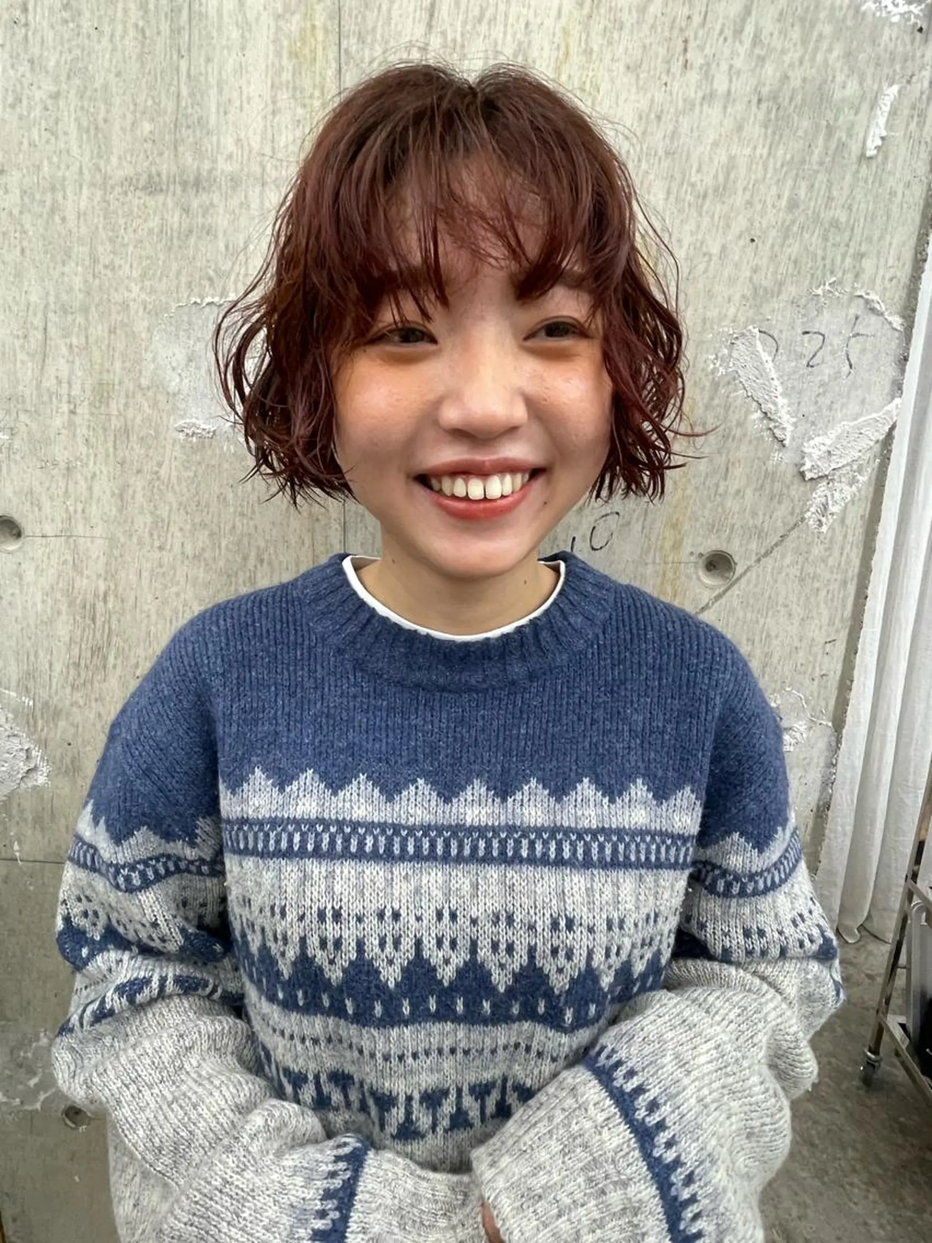 ショート パーマ 垢抜けボブ/SAHO /OAK溝の口のヘアスタイル