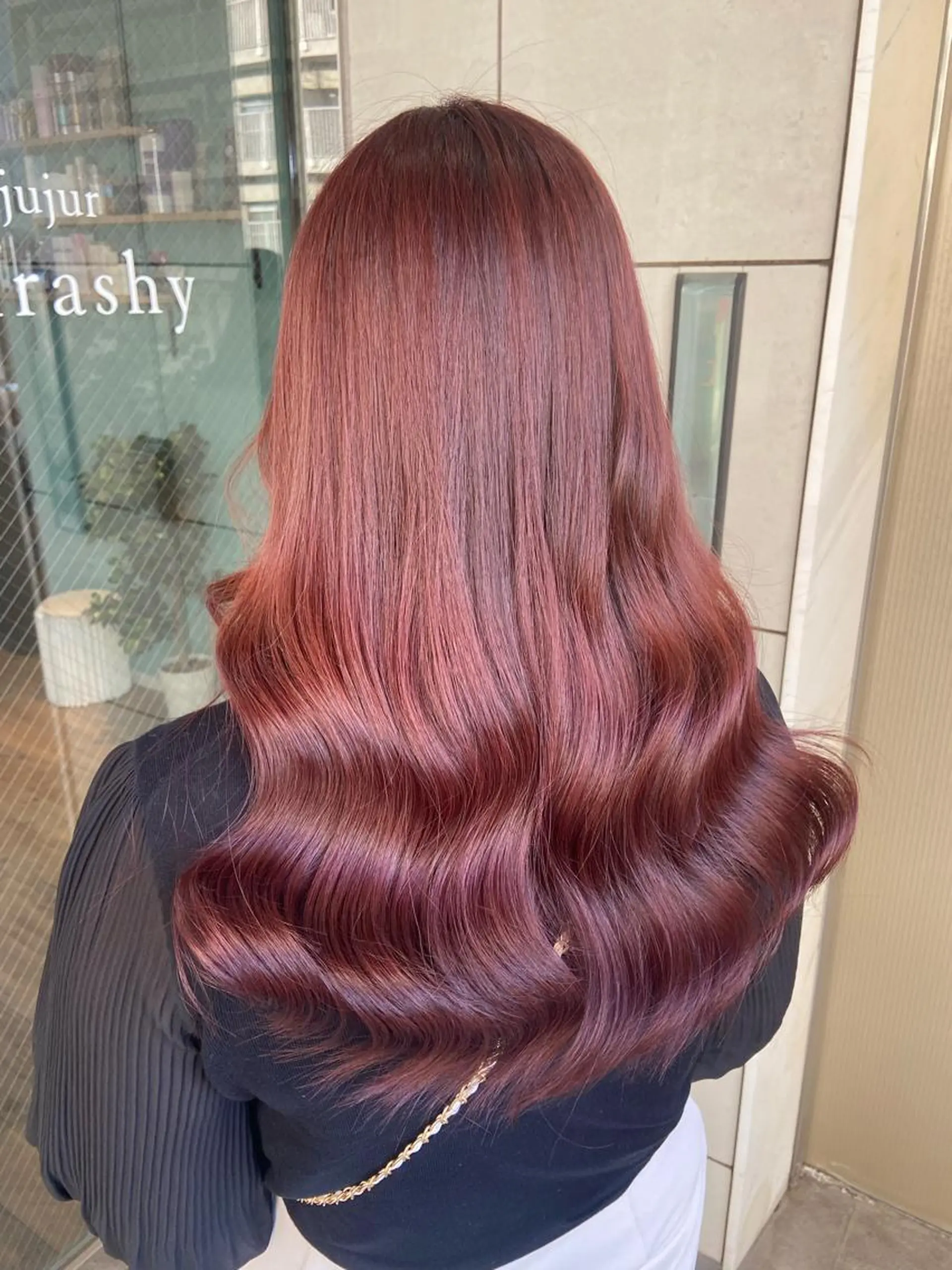 ロング カラー ヘアカラー トリートメント 🧸プルエクステ❤︎ ネイルKAO🧸のヘアスタイル