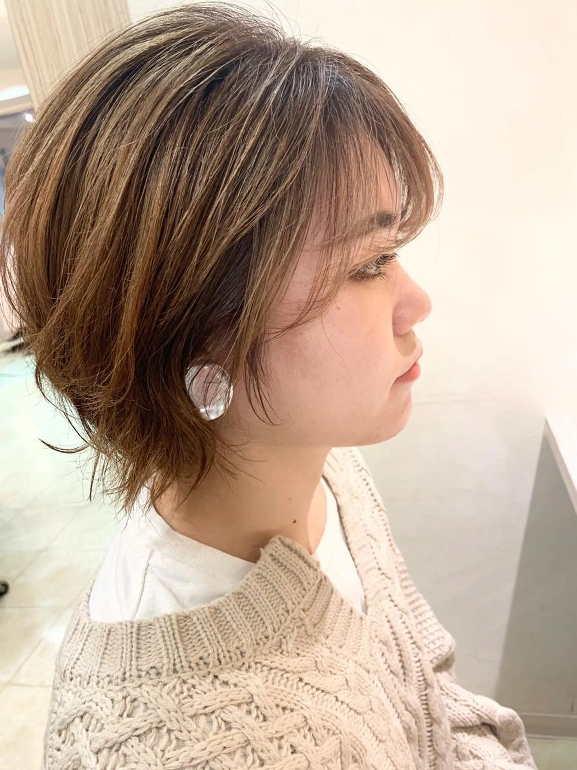 ミディアム カラー DiMPlE  ディンプル所属・🌸スタイリスト 山浦美恵のヘアスタイル