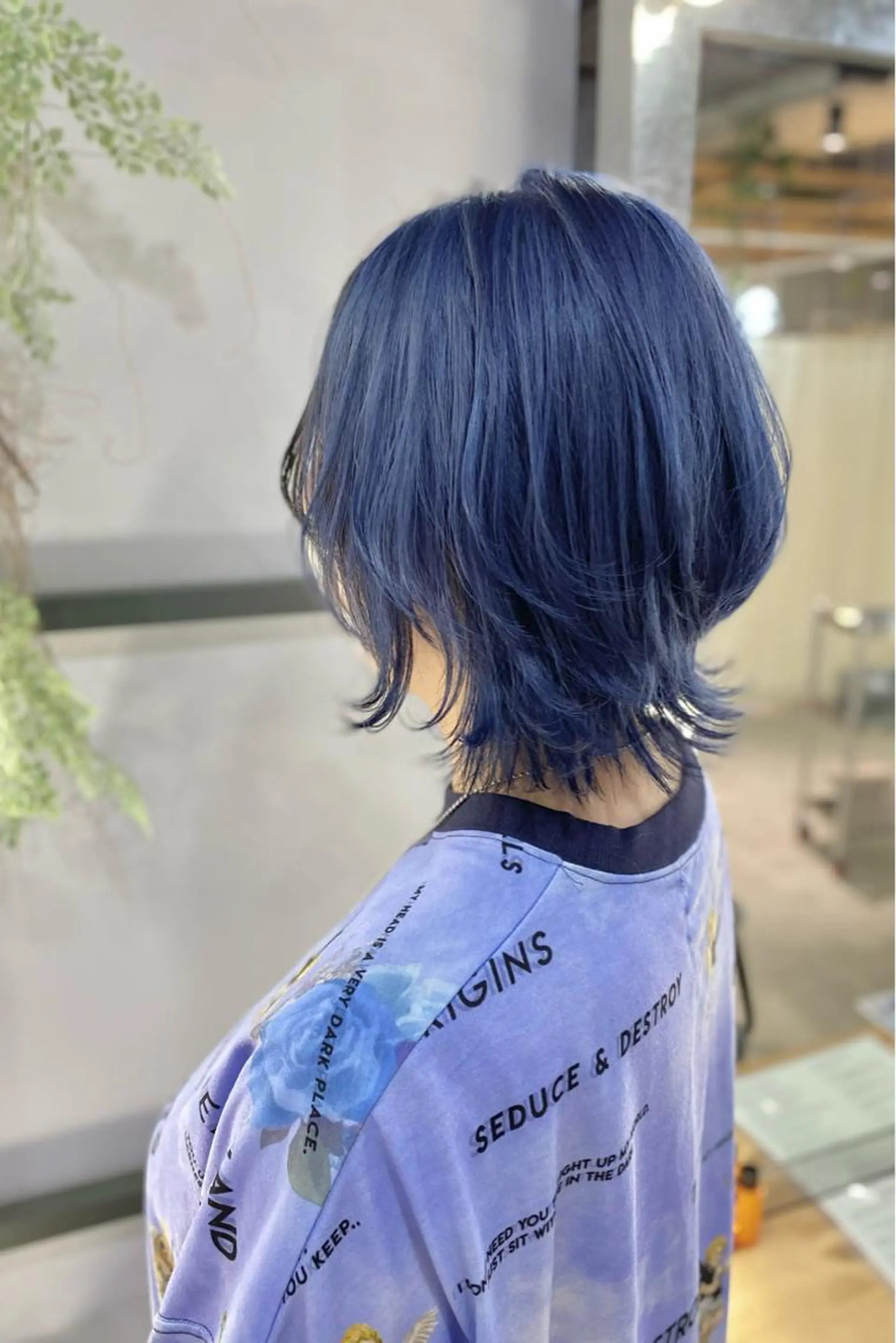 ミディアム カラー 菊地 紗矢のヘアスタイル