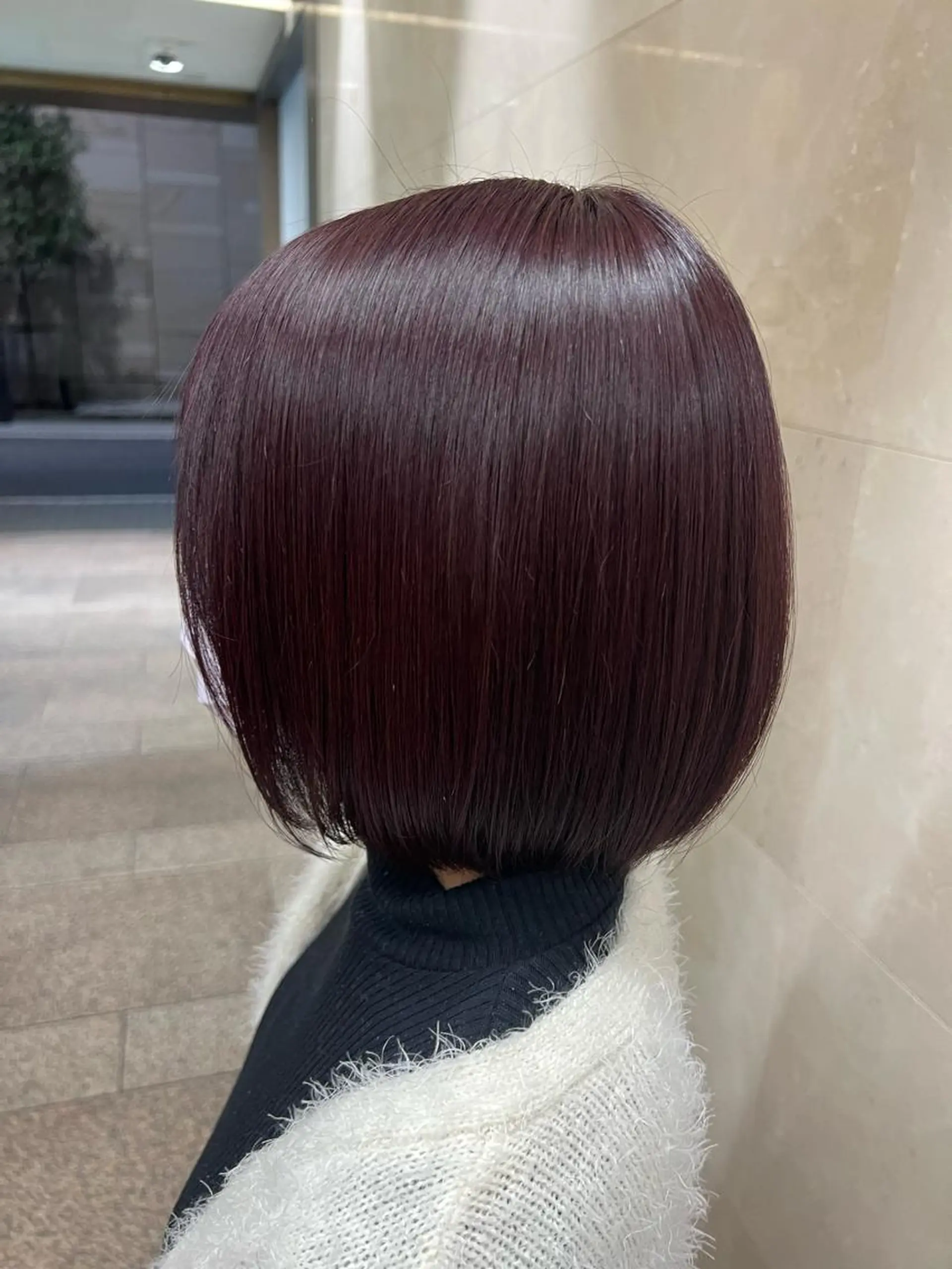 ミディアム カラー オレンジ パープルカラー カット ヘアカラー トリートメント カミノア所属・1月予約解放しまし たイルミナ公認荒井のヘアスタイル