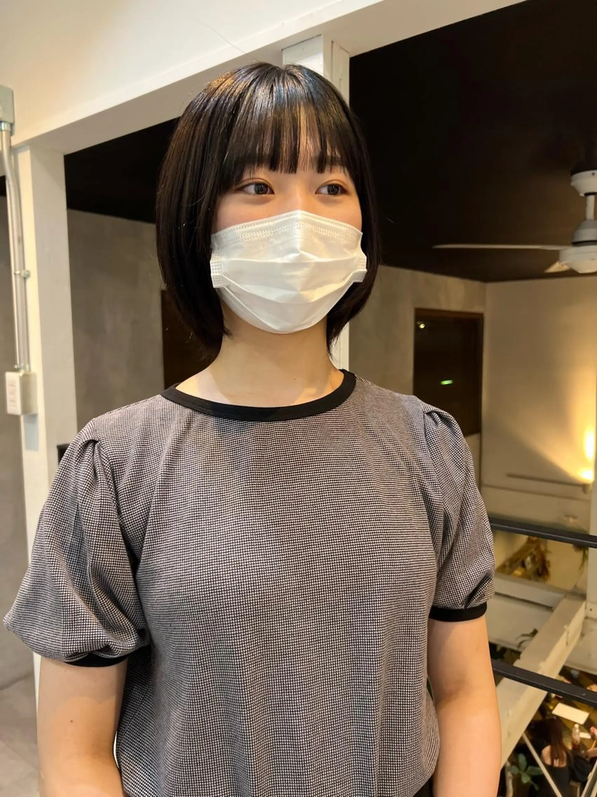 ミディアム カラー パーマ 滝内 佑弥のヘアスタイル