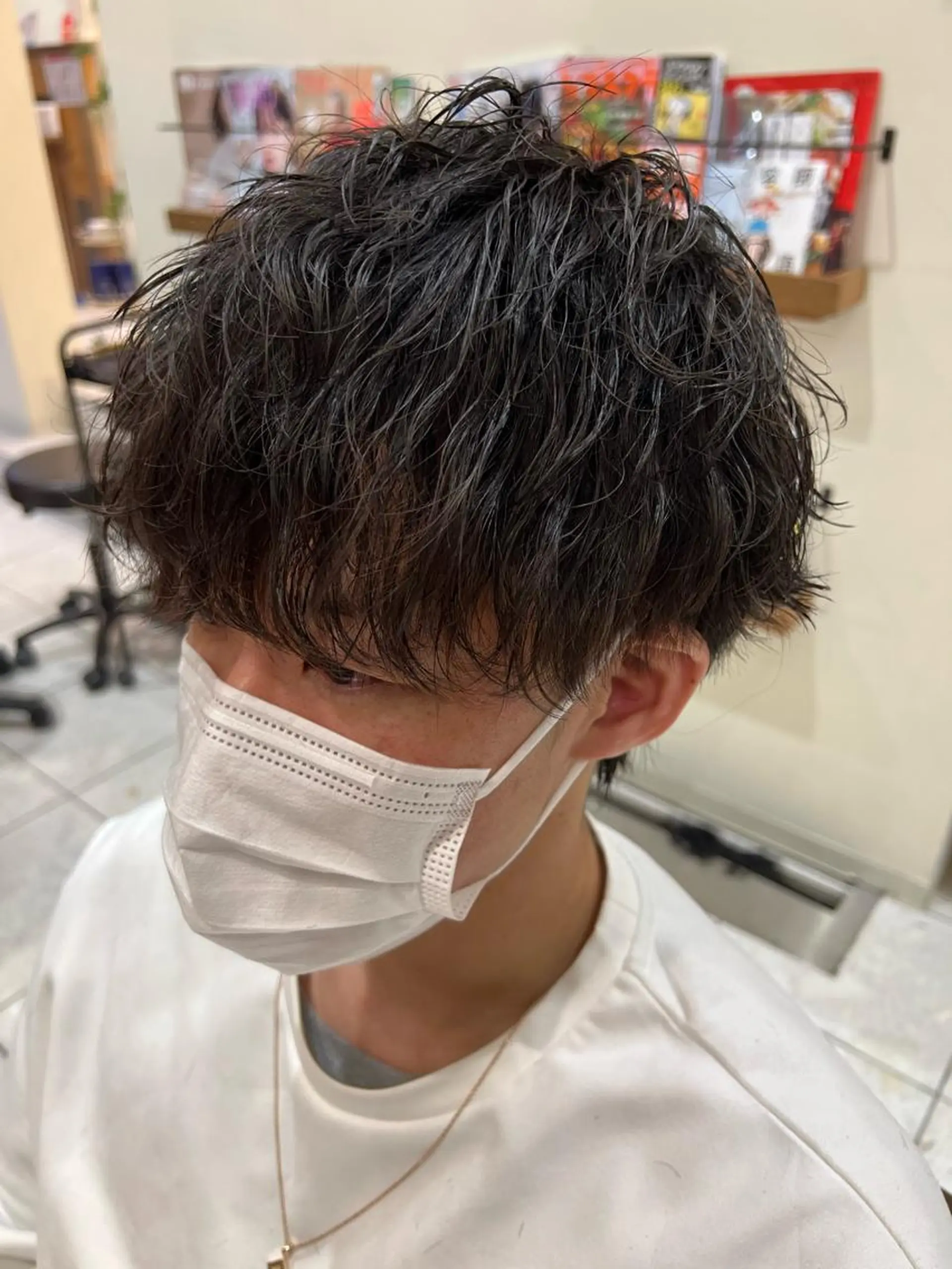 パーマ メンズ メンズパーマ 波巻きパーマ カット パーマ Ciel所属・メンズ専門店 / Cielのヘアスタイル