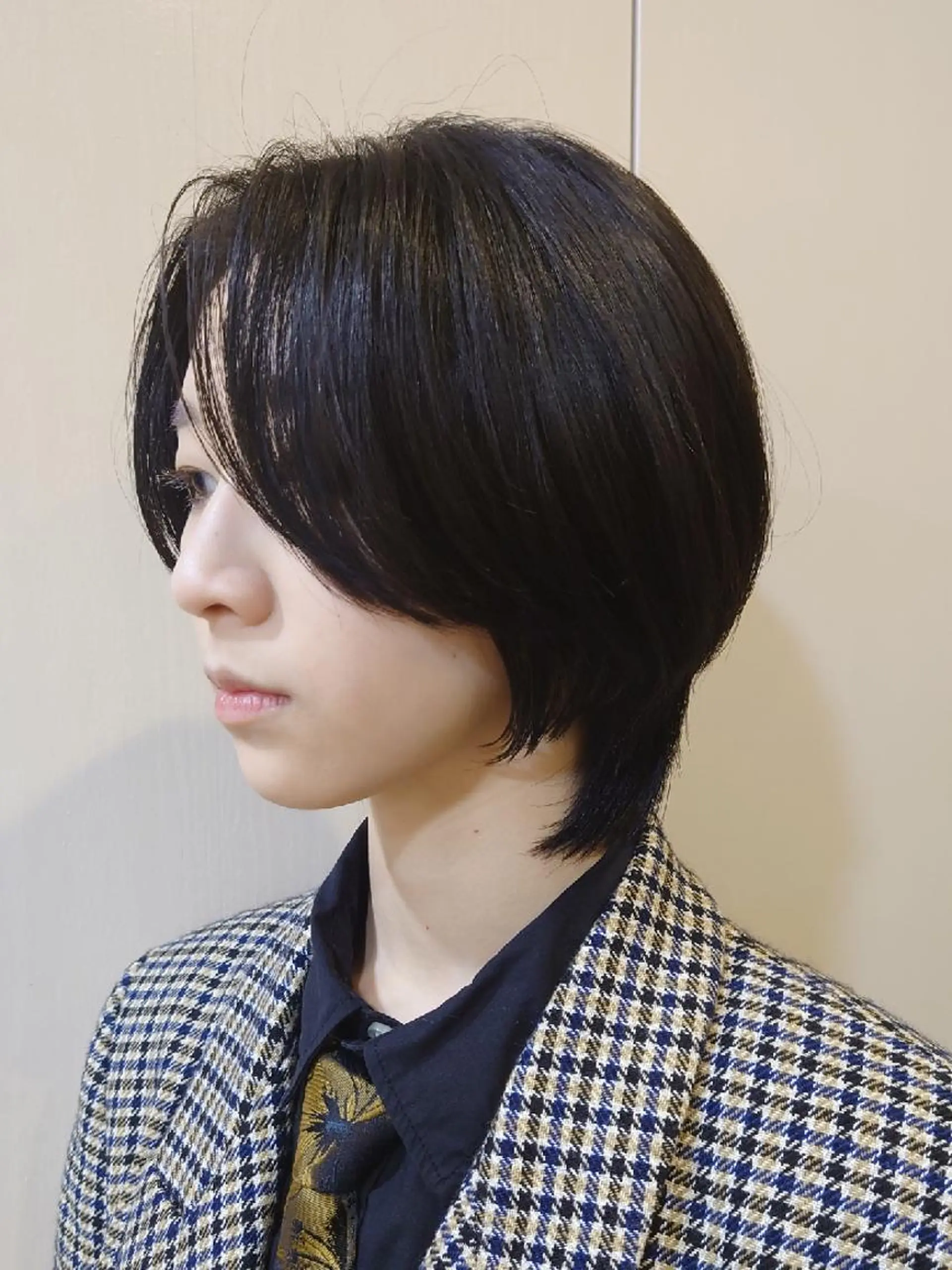 ショート カラー ハンサムショート 黒髪 透明感カラー ショートヘア カット ヘアカラー CESLIONS祐天寺所属・田中将平【 サロンマネージャー】のヘアスタイル