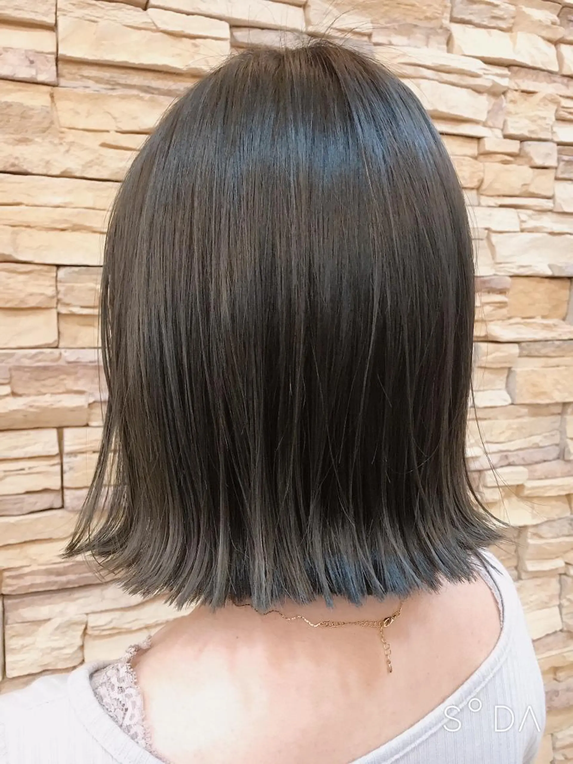 ミディアム 浦口友華 ♡  暖色系カラーのヘアスタイル