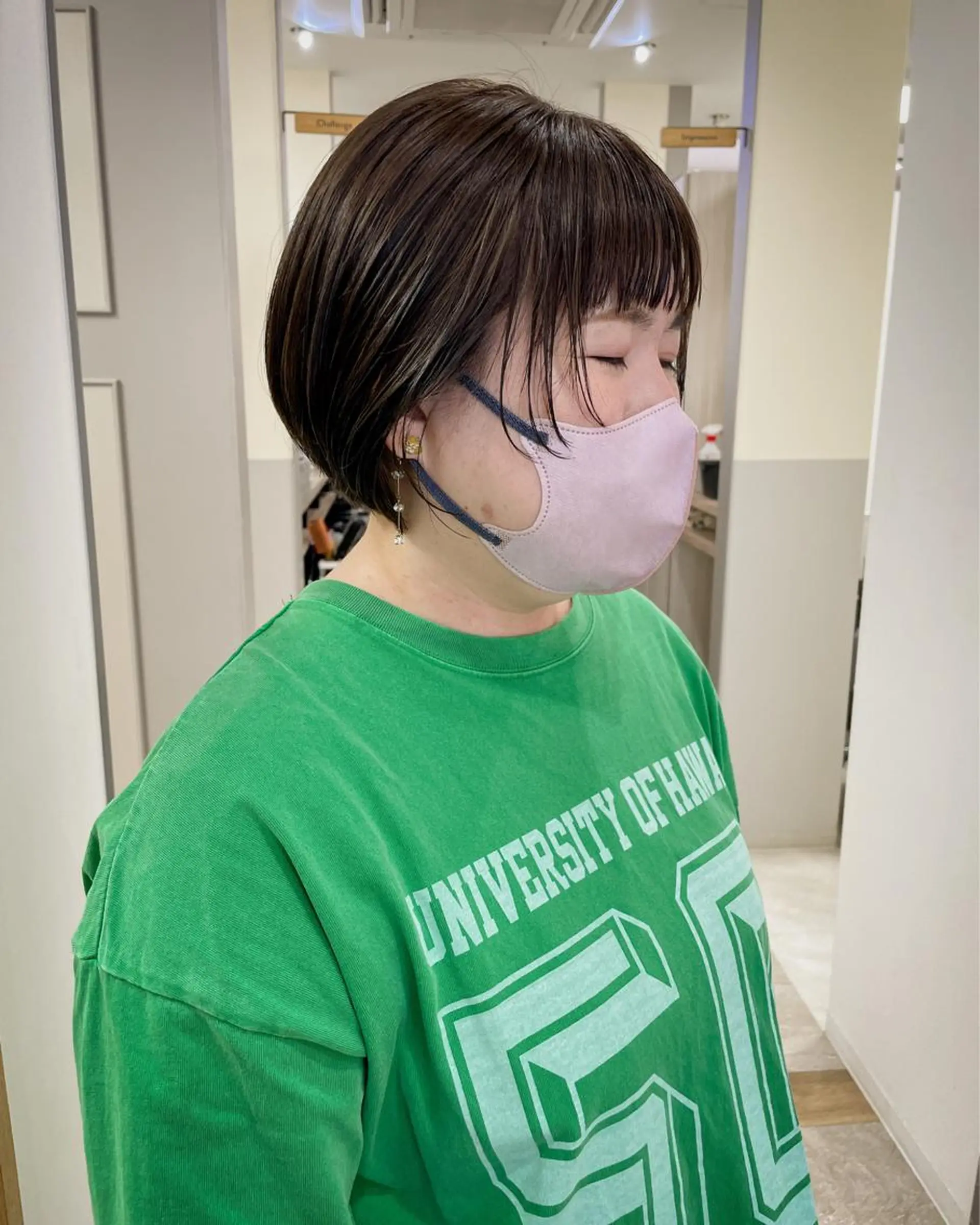 ショート カラー gotoday天神所属・緒方リエ ☆ボブ・ショートのヘアスタイル