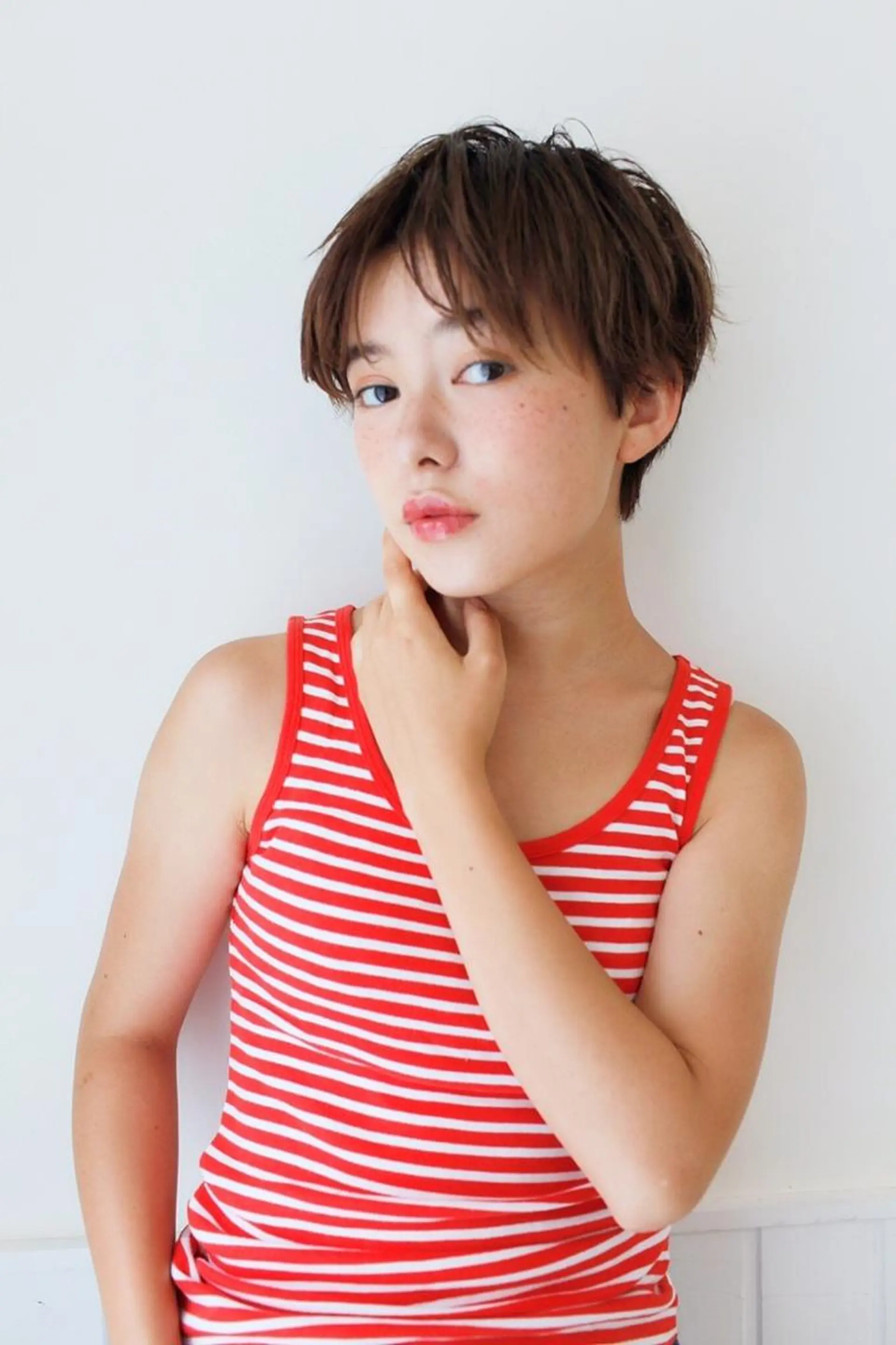 ミディアム カラー マツエク・マツパ 🤎ベージュカラー 🐶メンズパーマのヘアスタイル