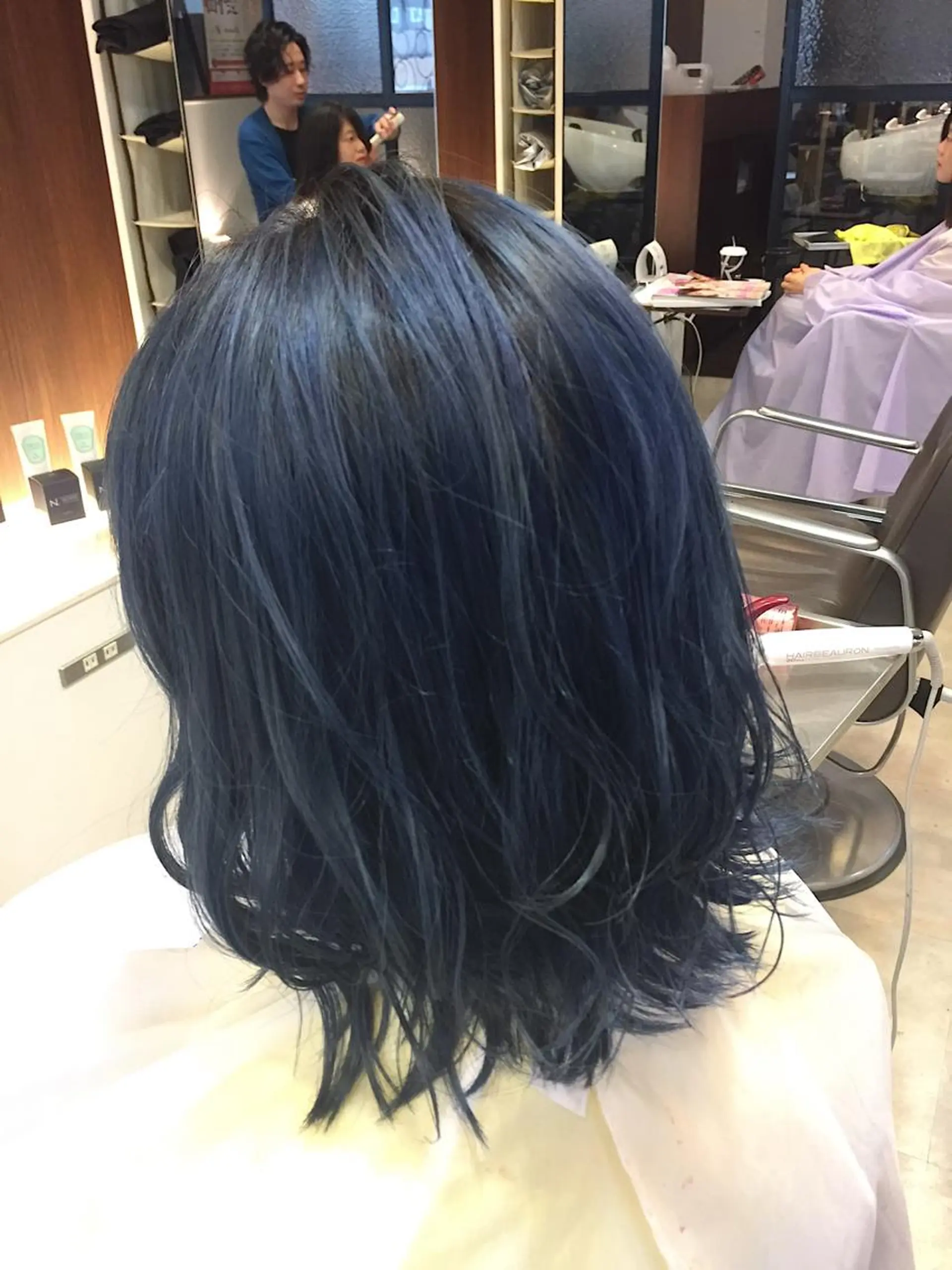 ミディアム メンズパーマ/難波/ 心斎橋　室園亮佑のヘアスタイル