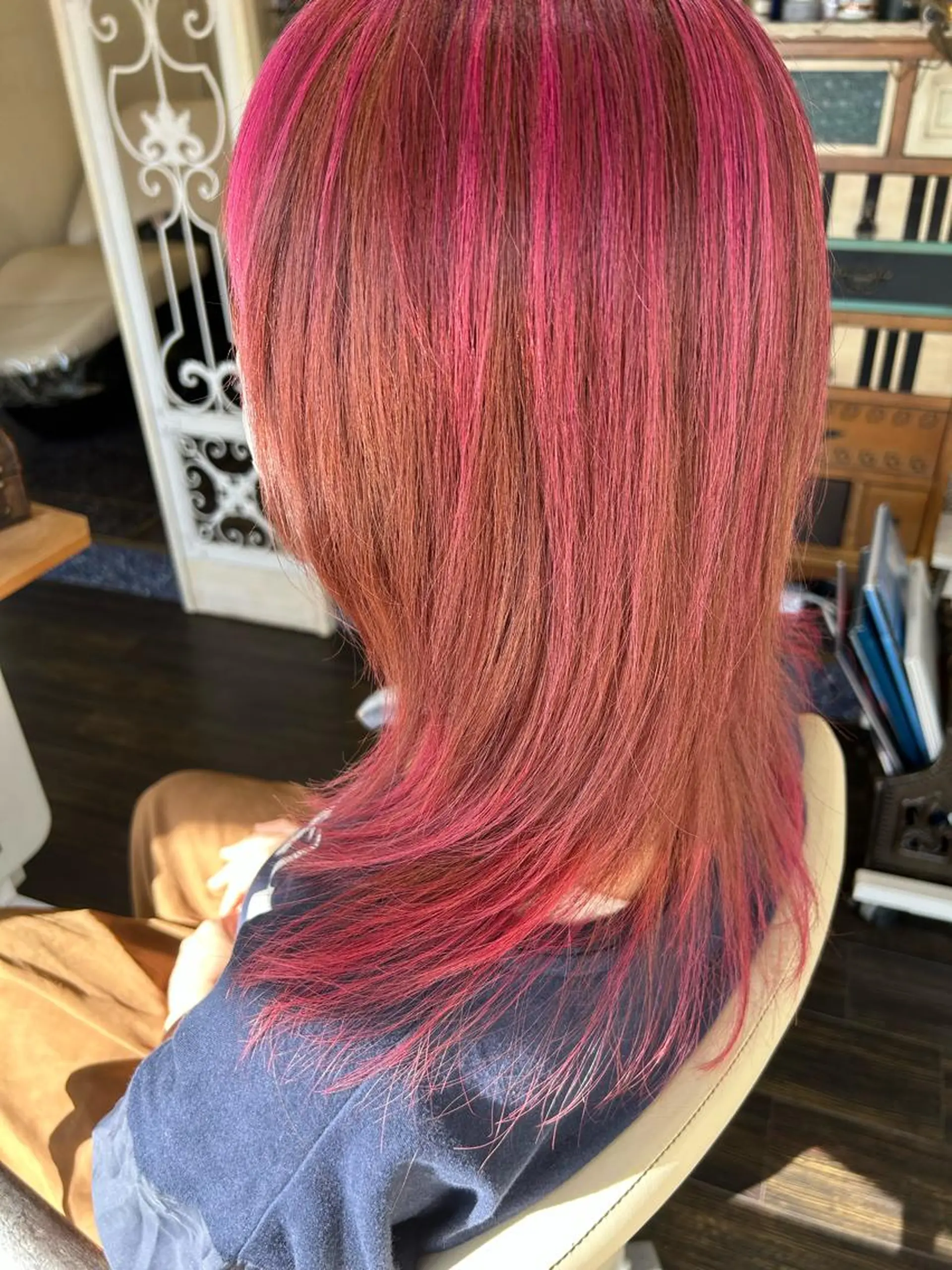 ロング カラー ヘアカラー トリートメント ヘアセット DiMPlE  ディンプル所属・🌸スタイリスト 山浦美恵のヘアスタイル